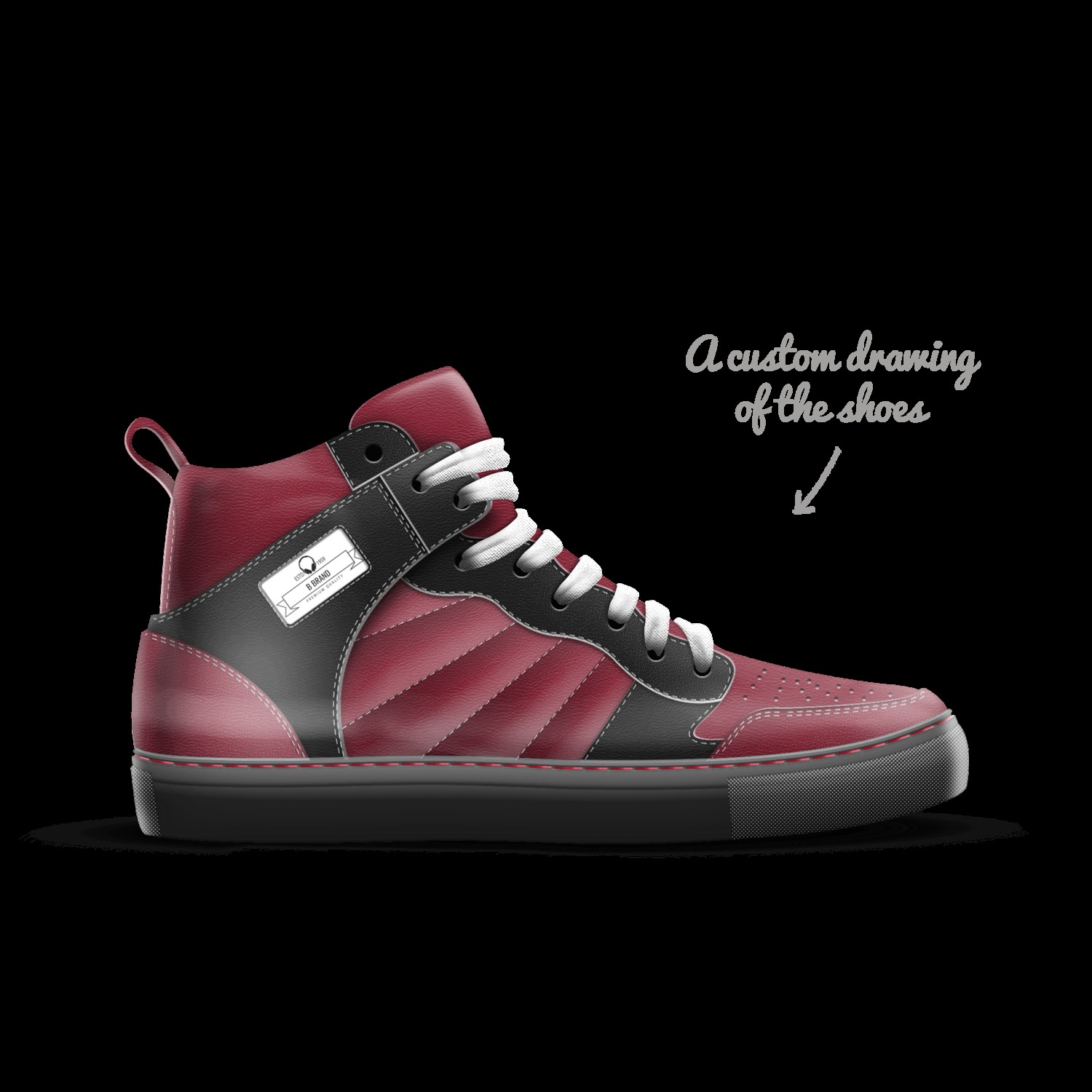 B Brand A Custom Shoe concept by Brandon Cortez Mcdonald
