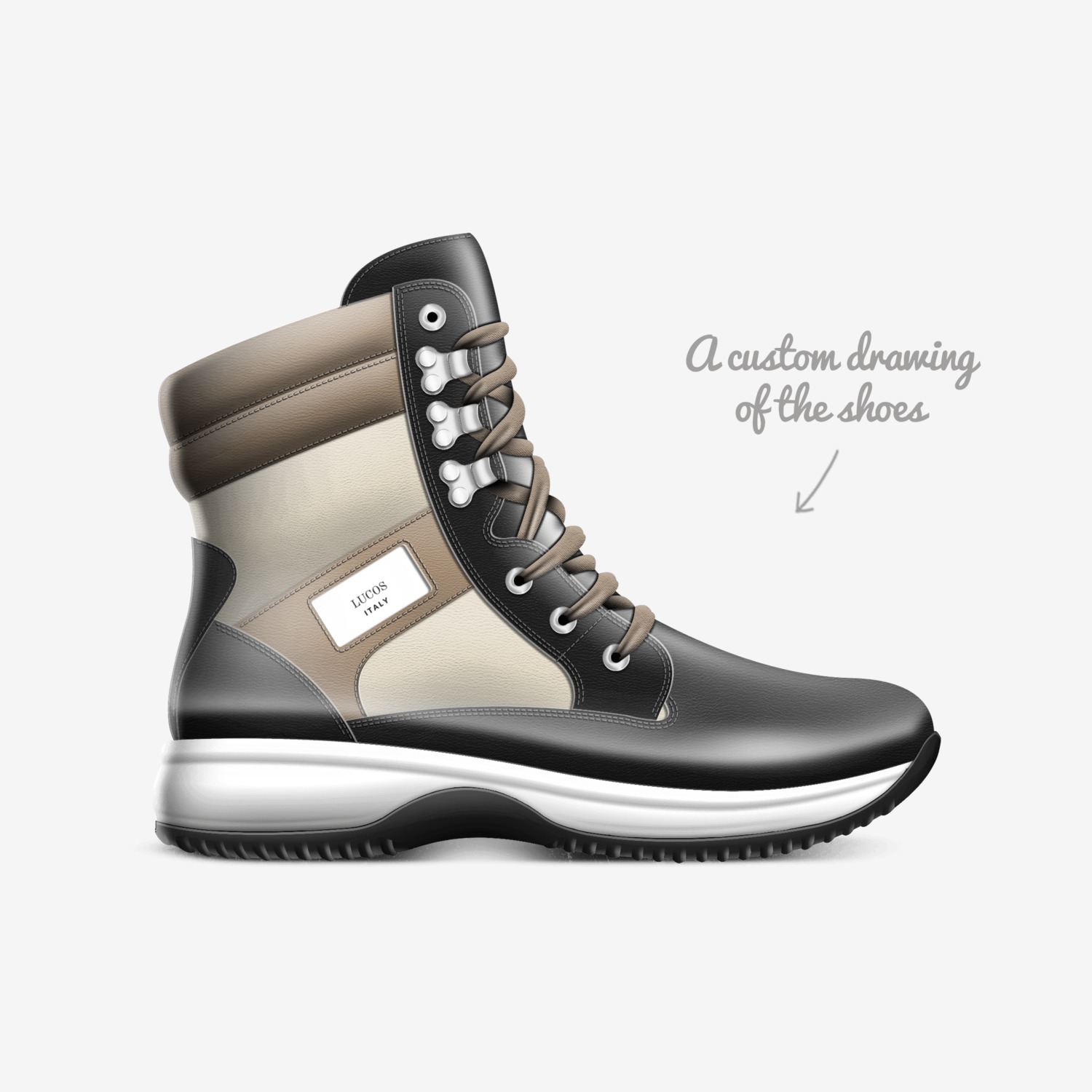 LUCOS custom made in Italy shoes by San | Sketch view