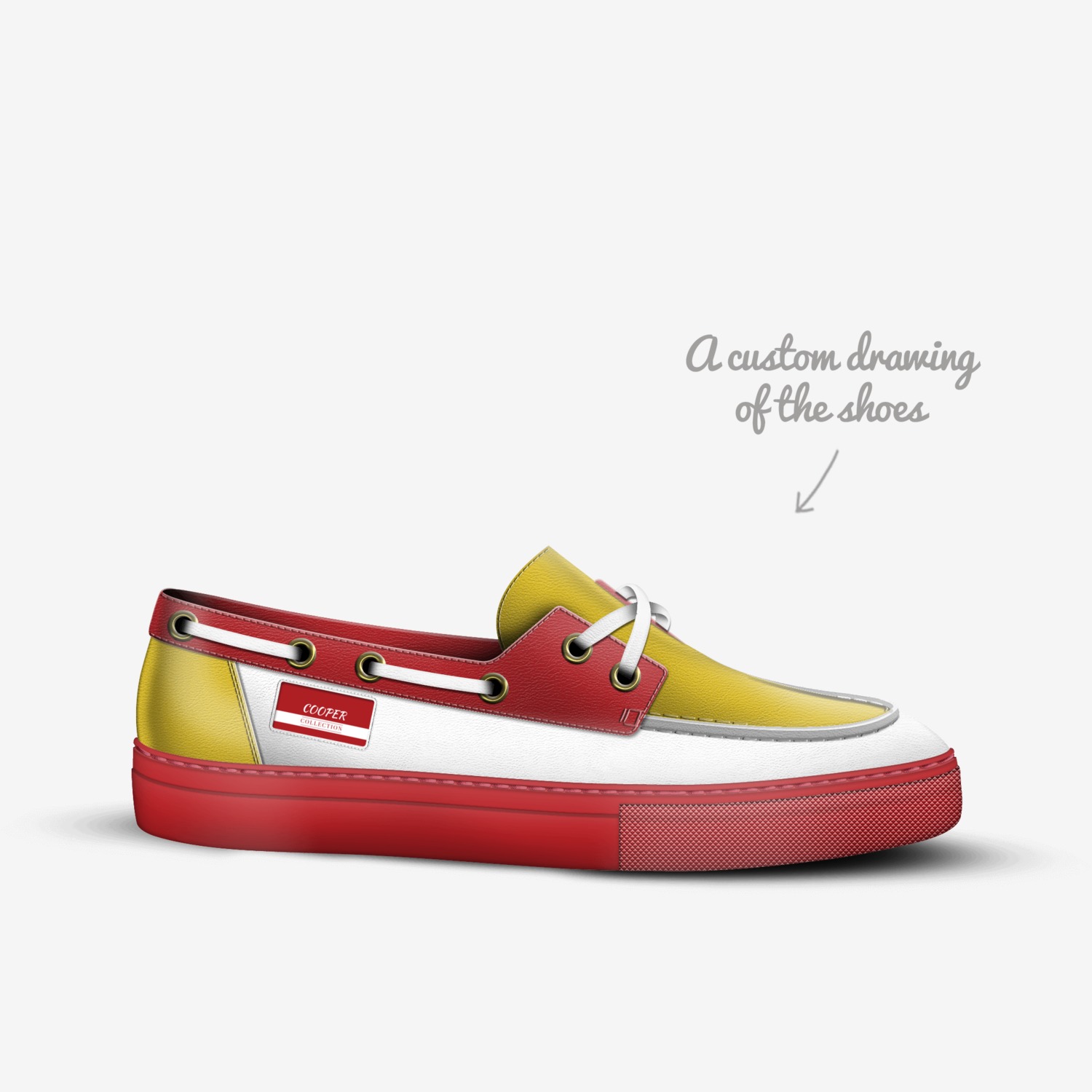COOPER custom made in Italy shoes by Kim Cooper | Sketch view
