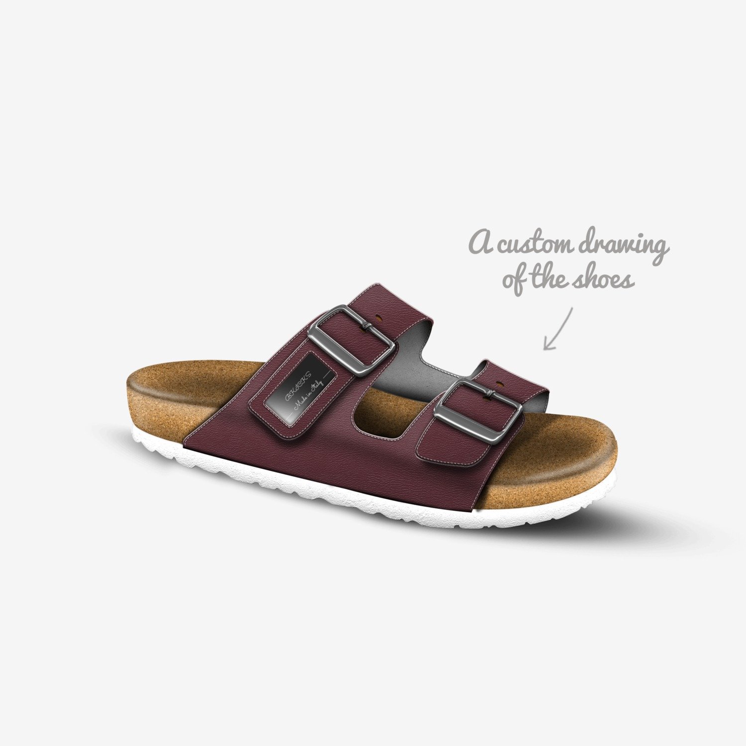 BKICKS custom made in Italy shoes by Bailey Owens | Sketch view