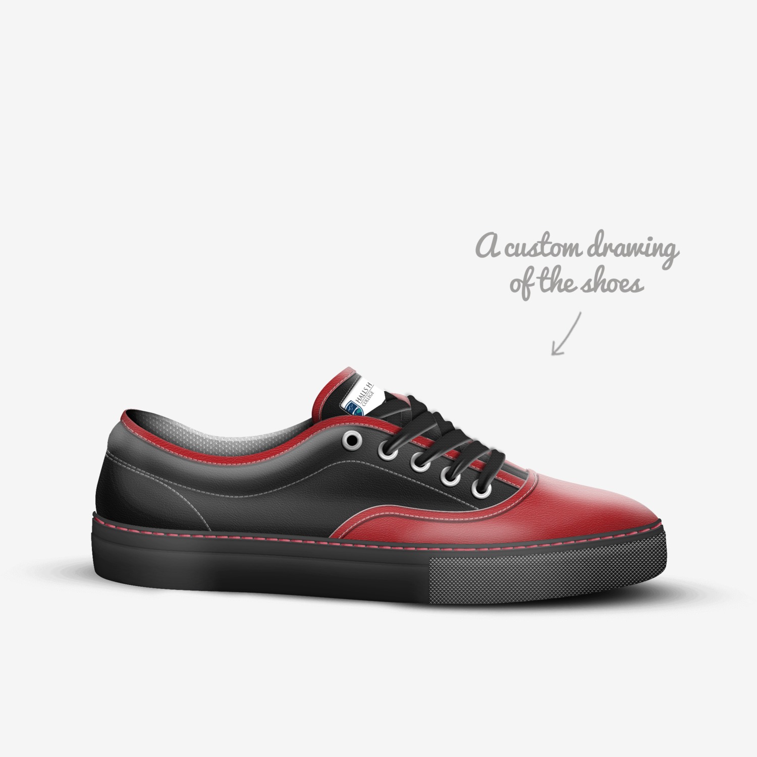 Deku custom made in Italy shoes by John Nidoy | Sketch view
