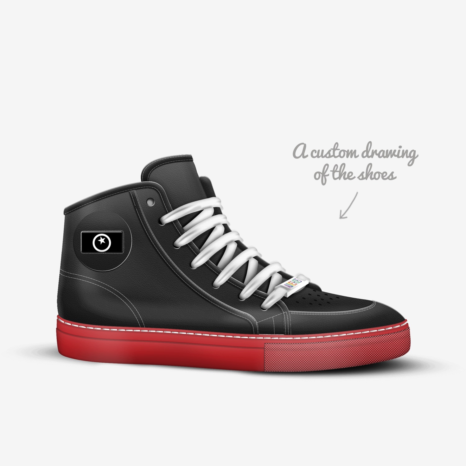 MosqueFlow Series1 custom made in Italy shoes by Mosque Flow @mosqueflow | Sketch view