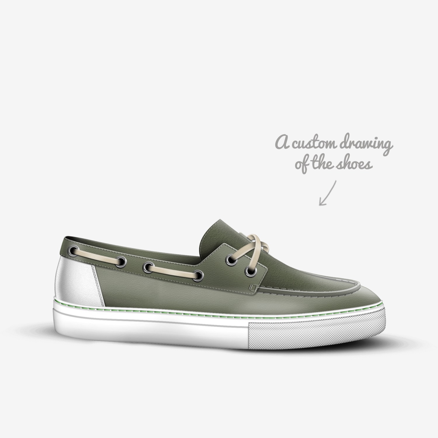 nana custom made in Italy shoes by Nakae | Sketch view
