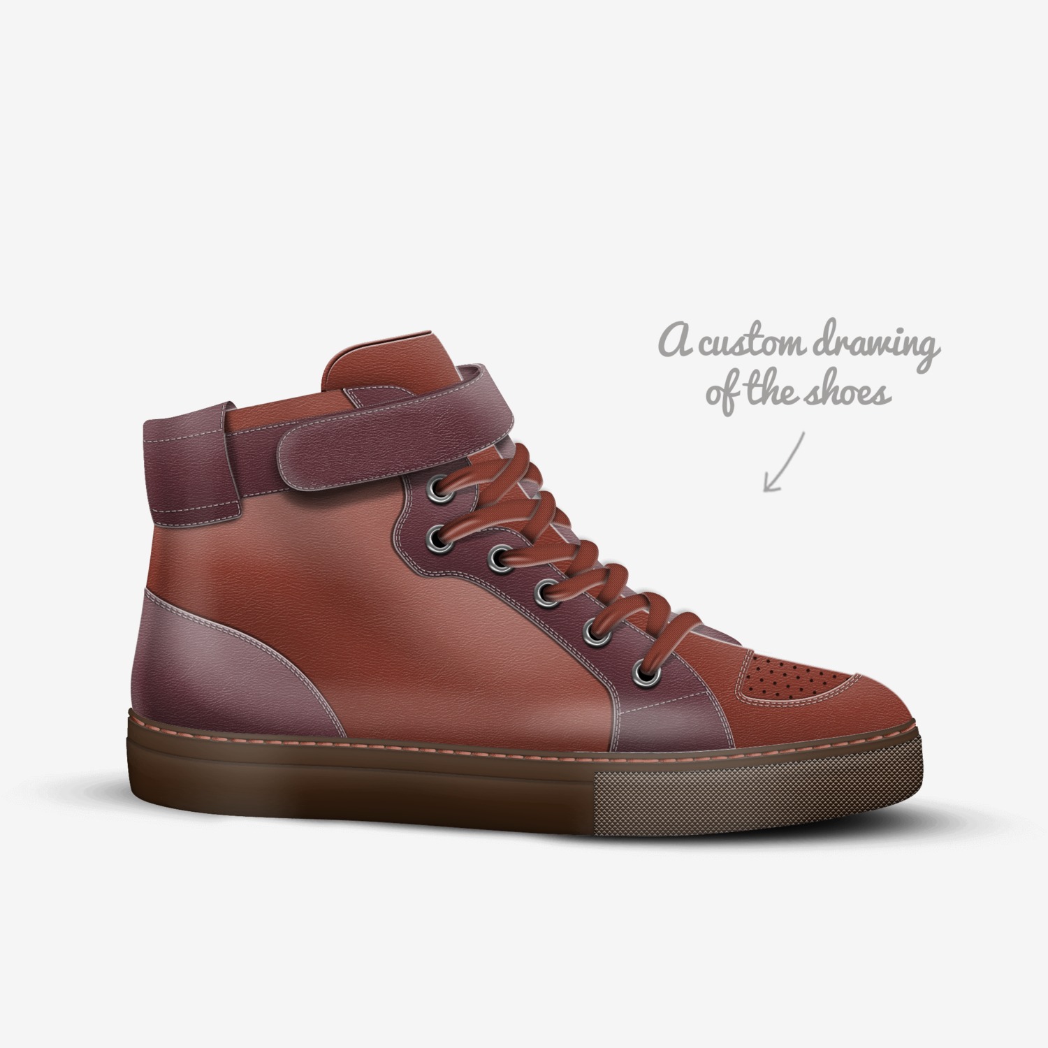Edus custom made in Italy shoes by Eduardo Sandoval | Sketch view