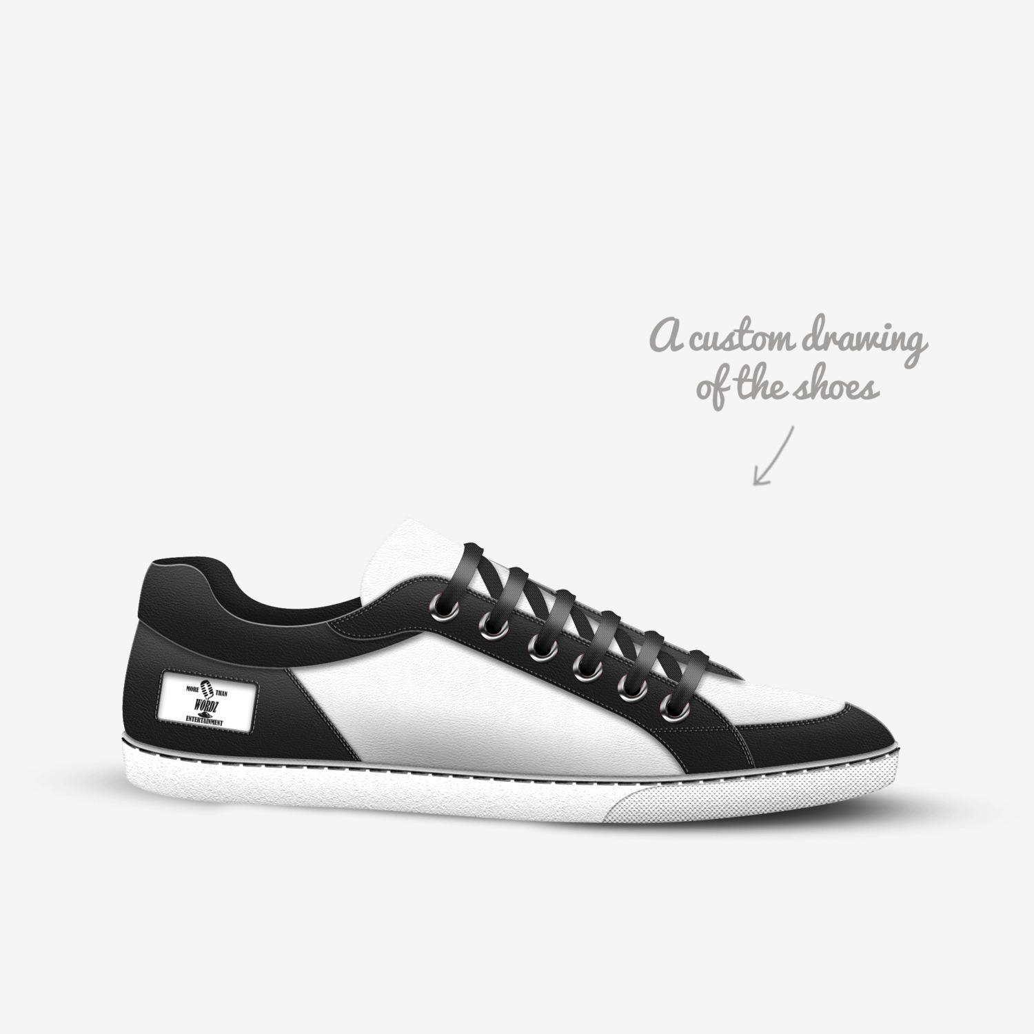 SHOW TIME 5 custom made in Italy shoes by Larry Demarcus Hill | Sketch view