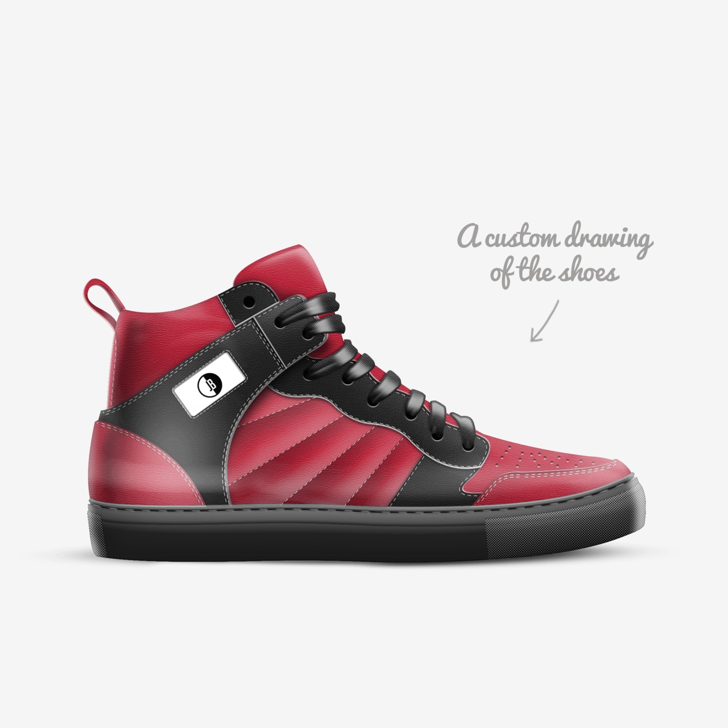 JB's custom made in Italy shoes by Jaycob Baughman | Sketch view