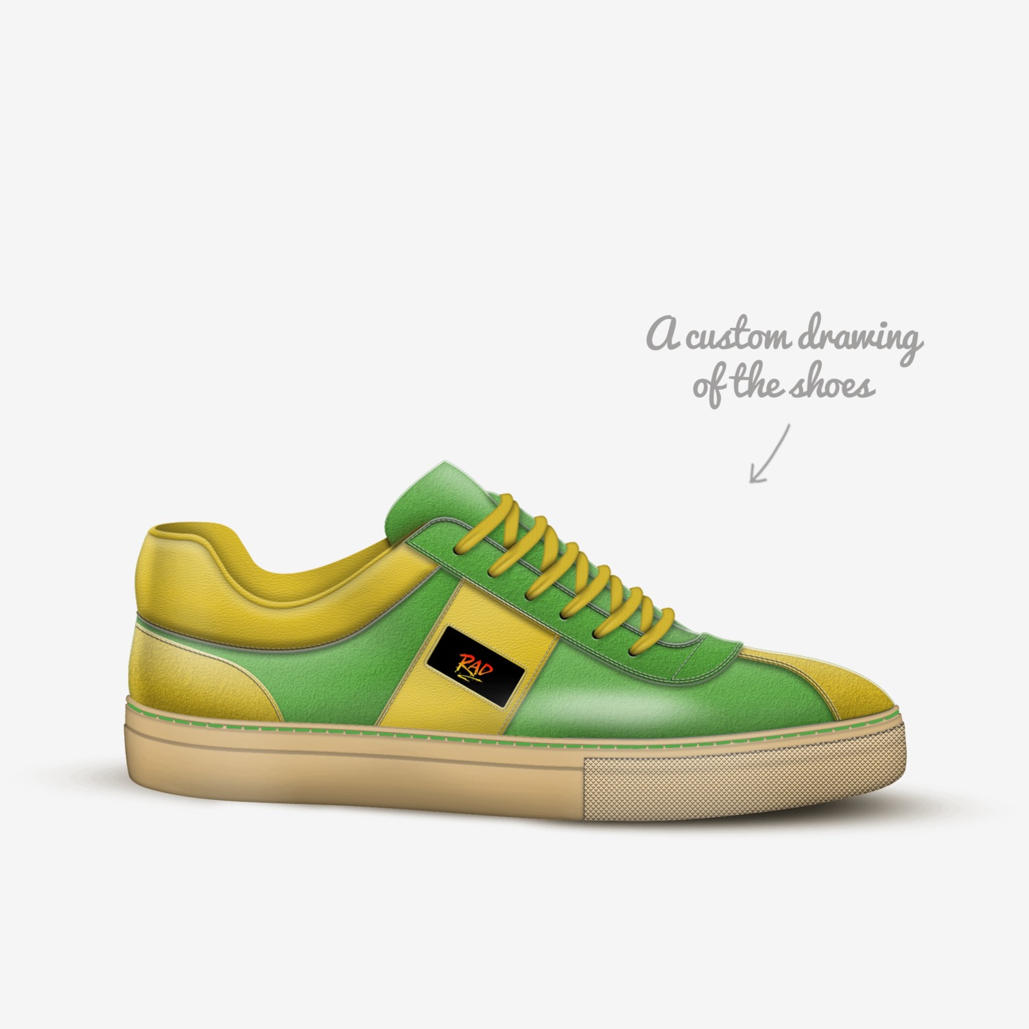 Frank's Shoes 2 custom made in Italy shoes by Francis Barefield | Sketch view