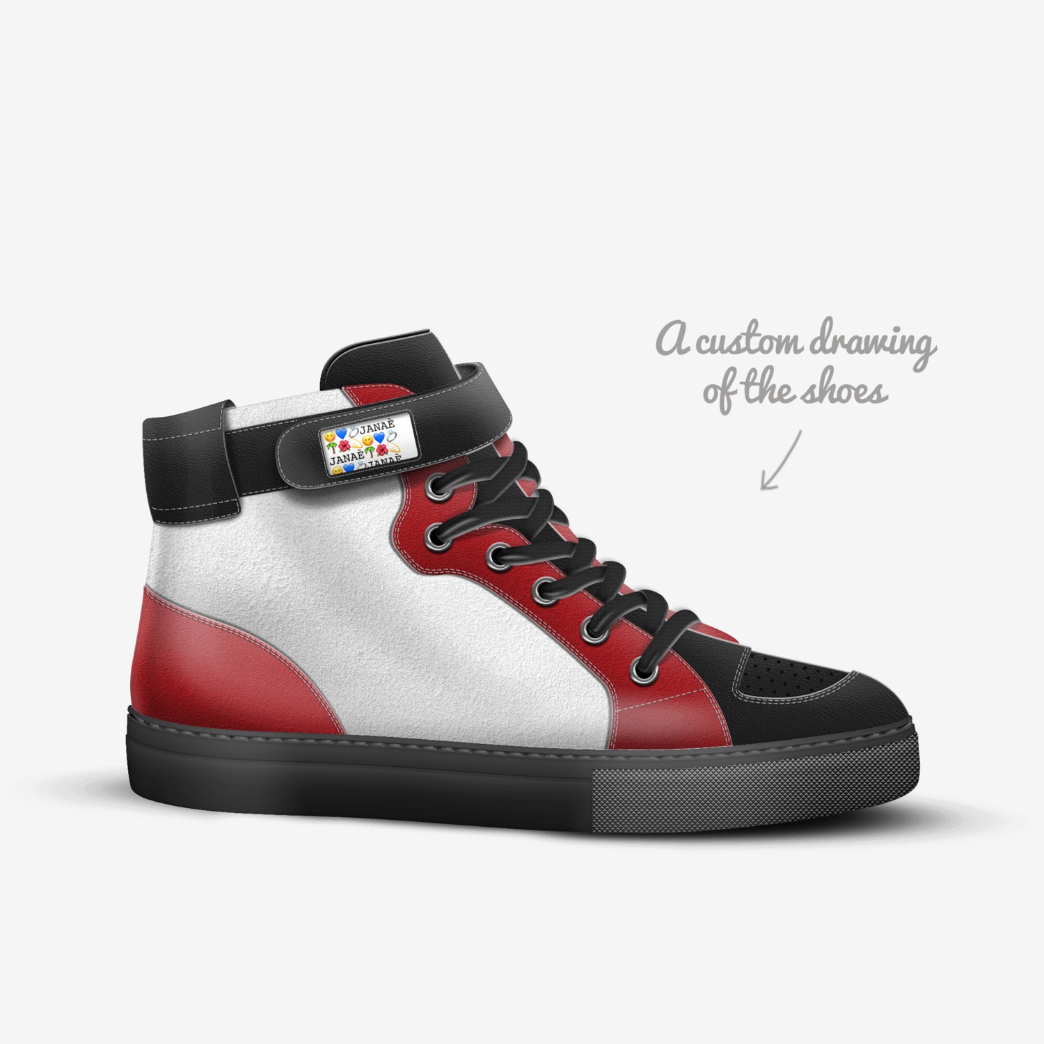 NAEE  custom made in Italy shoes by Caila Mcdaniel | Sketch view