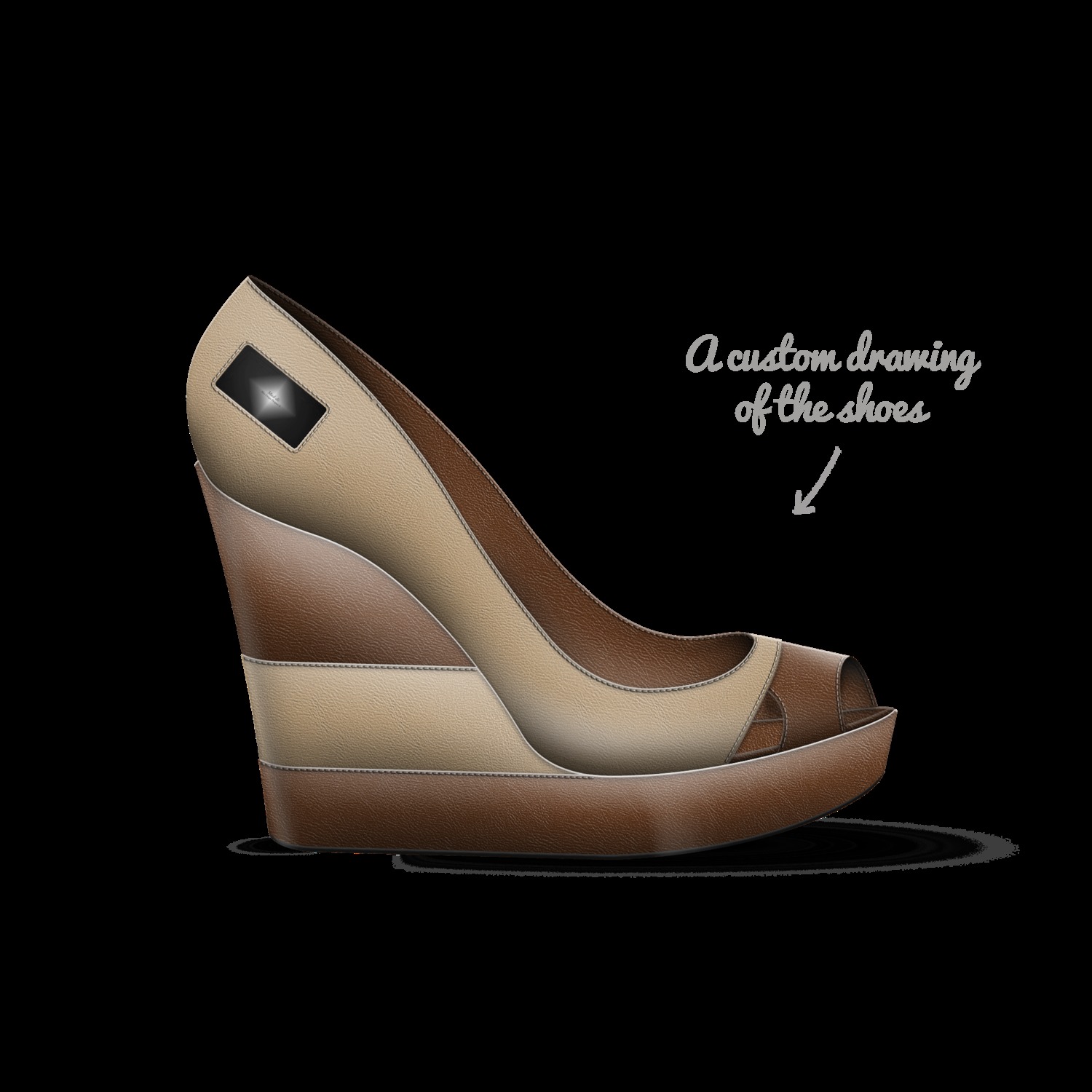 Cream Sandal Wedge