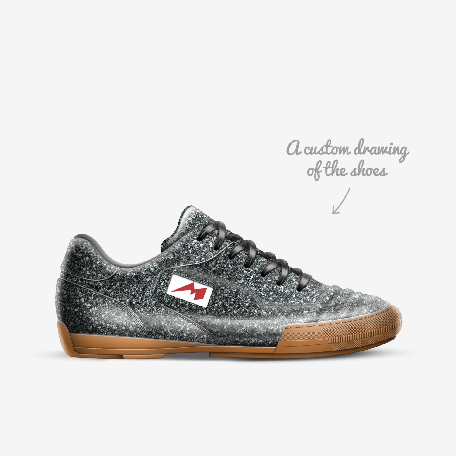 pdx custom made in Italy shoes by John Smith | Sketch view