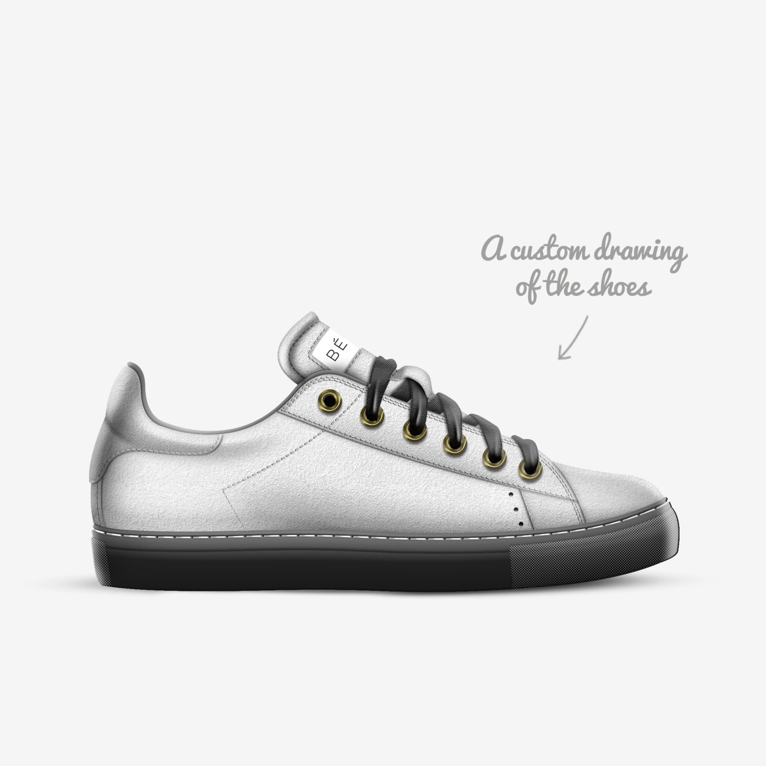 PFTW custom made in Italy shoes by Chase Billings | Sketch view