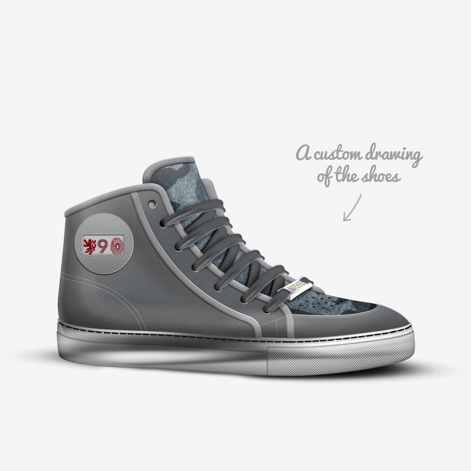 SLMN custom made in Italy shoes by David Solomon | Sketch view