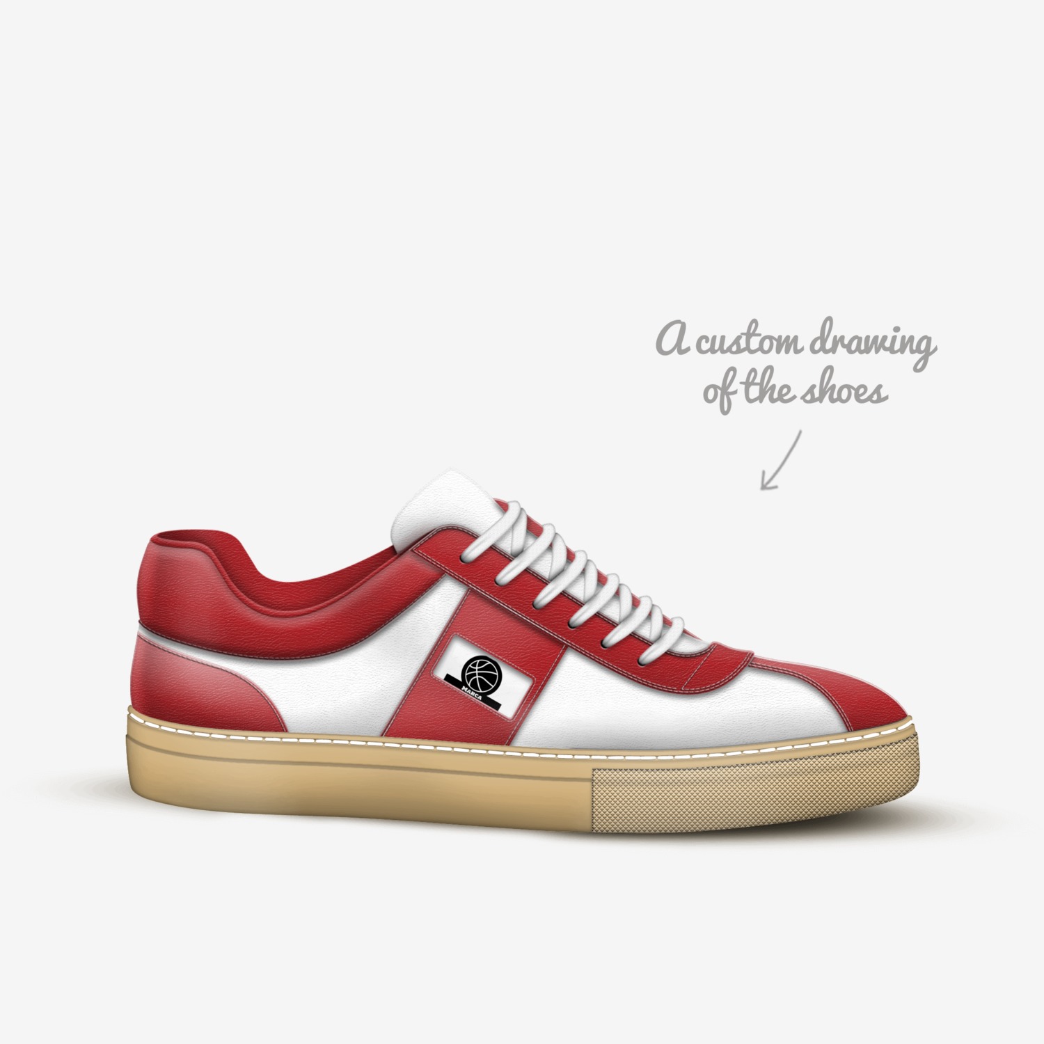 Marca 2s custom made in Italy shoes by Marcus G | Sketch view