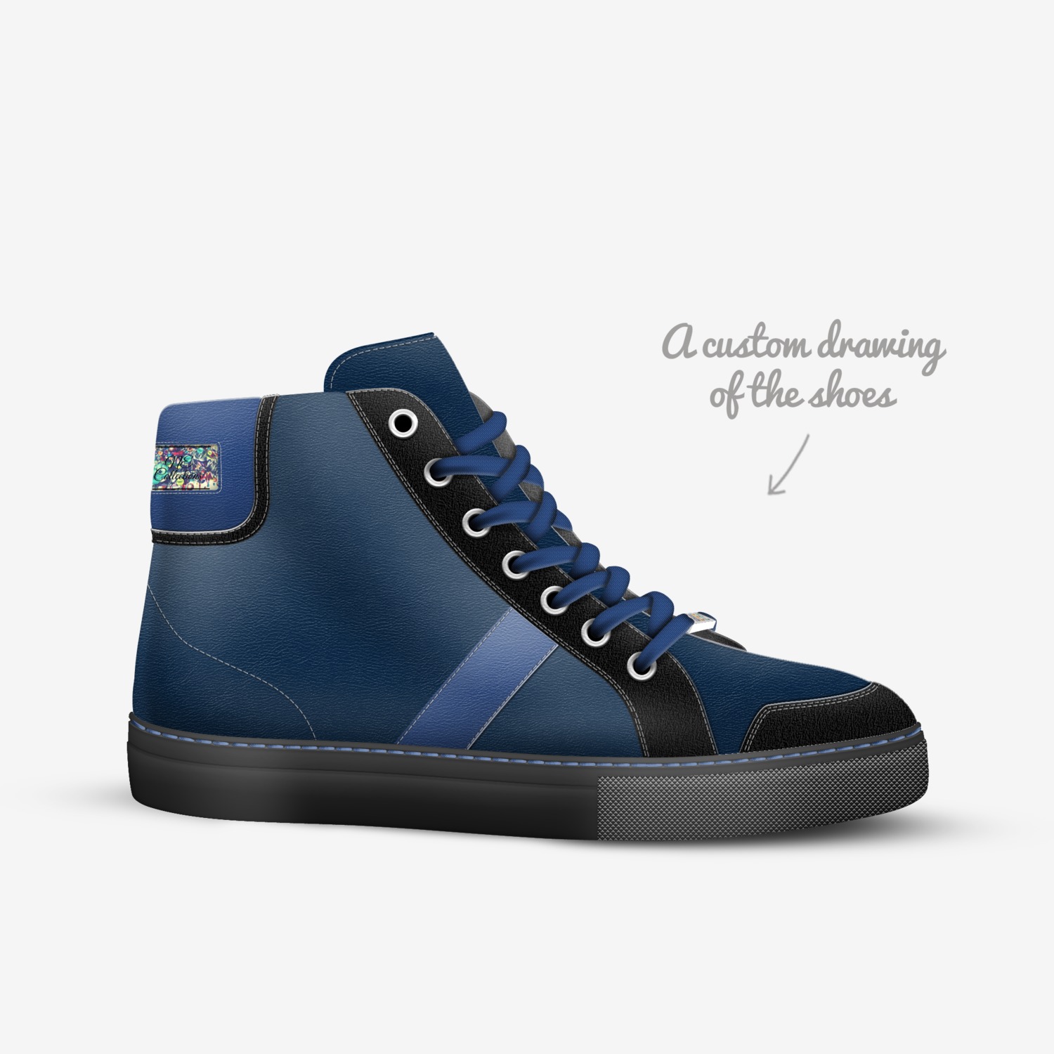 NE Collection custom made in Italy shoes by Ms-independent Cherryboss | Sketch view