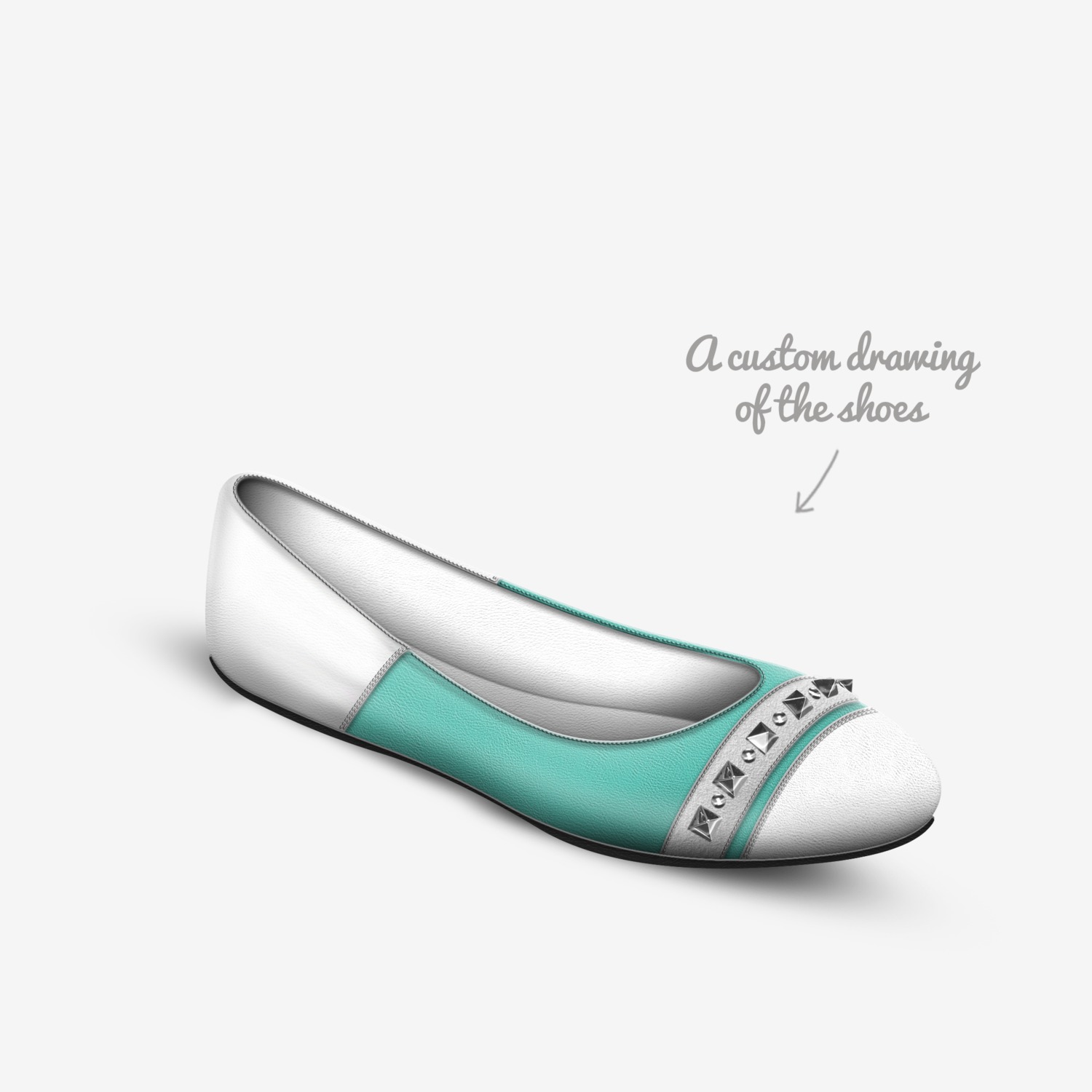 sassy shoes custom made in Italy shoes by Devon Jones | Sketch view