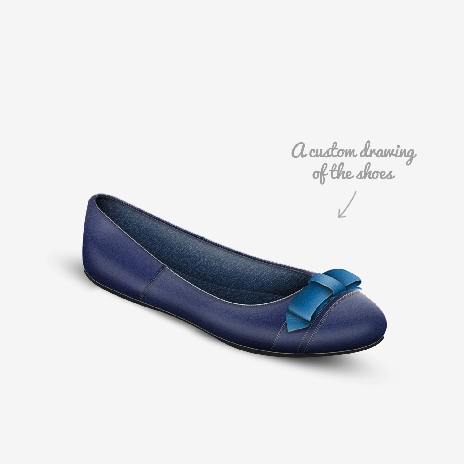 Anne's Shoes custom made in Italy shoes by Julianans | Sketch view