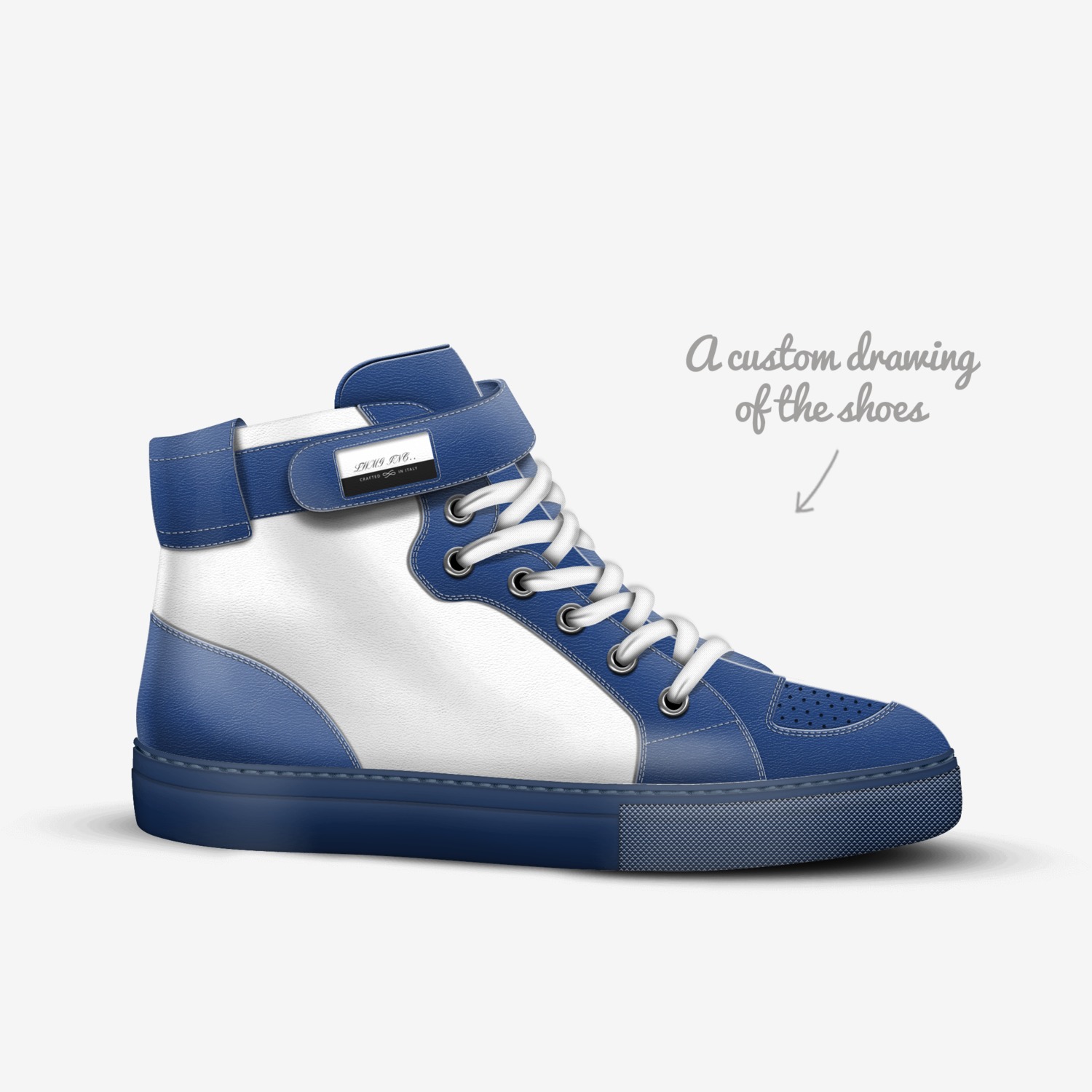 LWMG INC.. custom made in Italy shoes by Skylar Blu | Sketch view