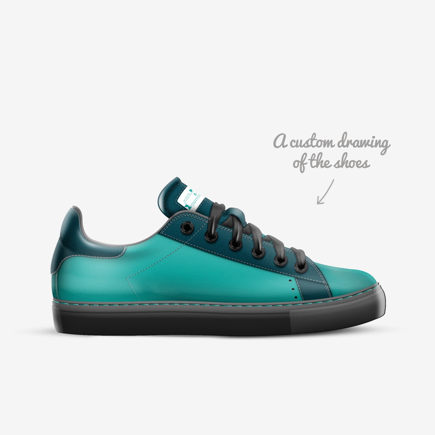 R-15 custom made in Italy shoes by Ronai | Sketch view