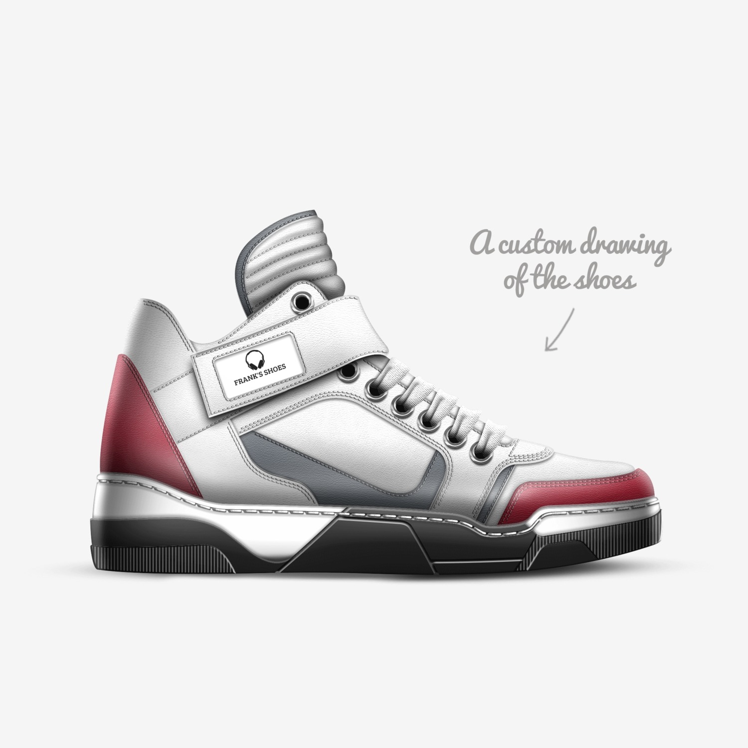 Frank's Shoes custom made in Italy shoes by Frank Smith | Sketch view