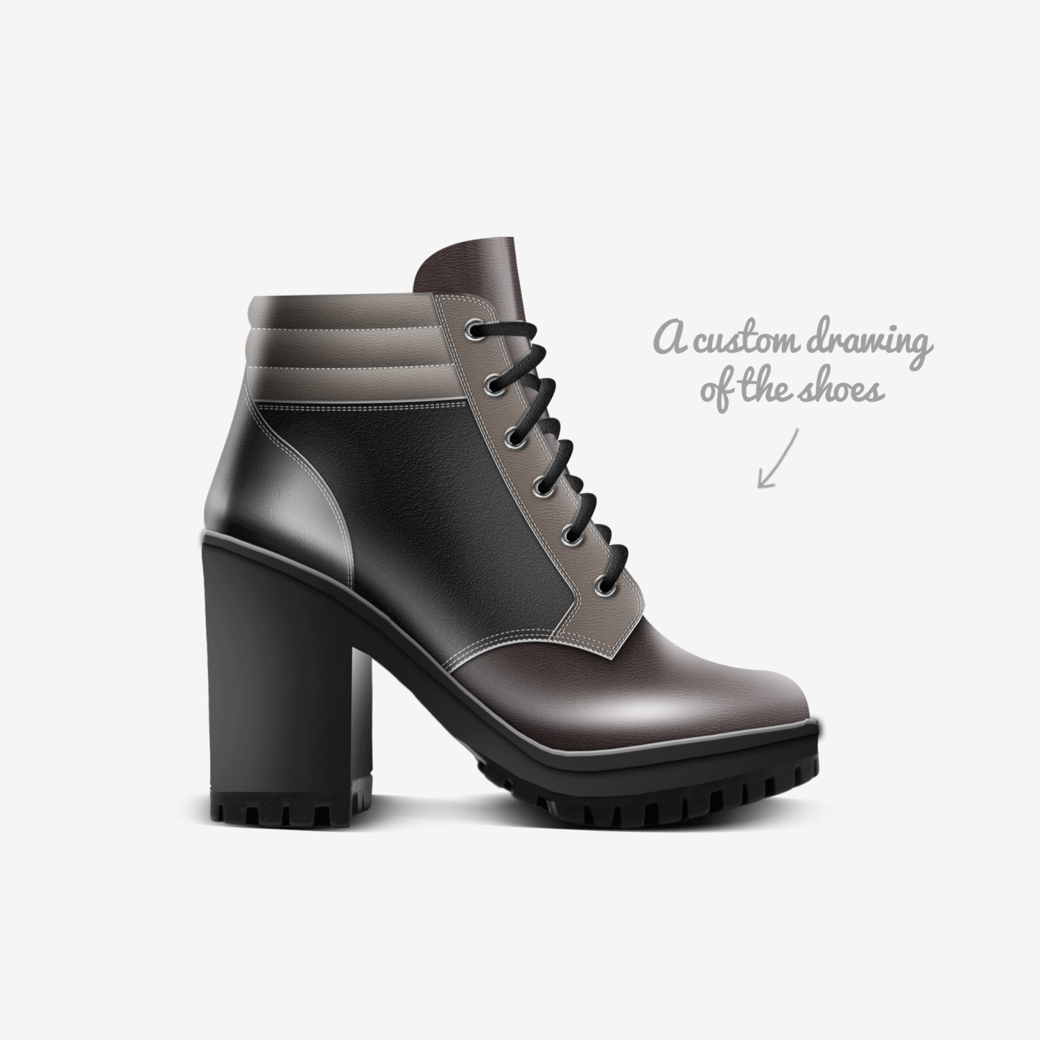 Gfhh custom made in Italy shoes by Gffdg | Sketch view
