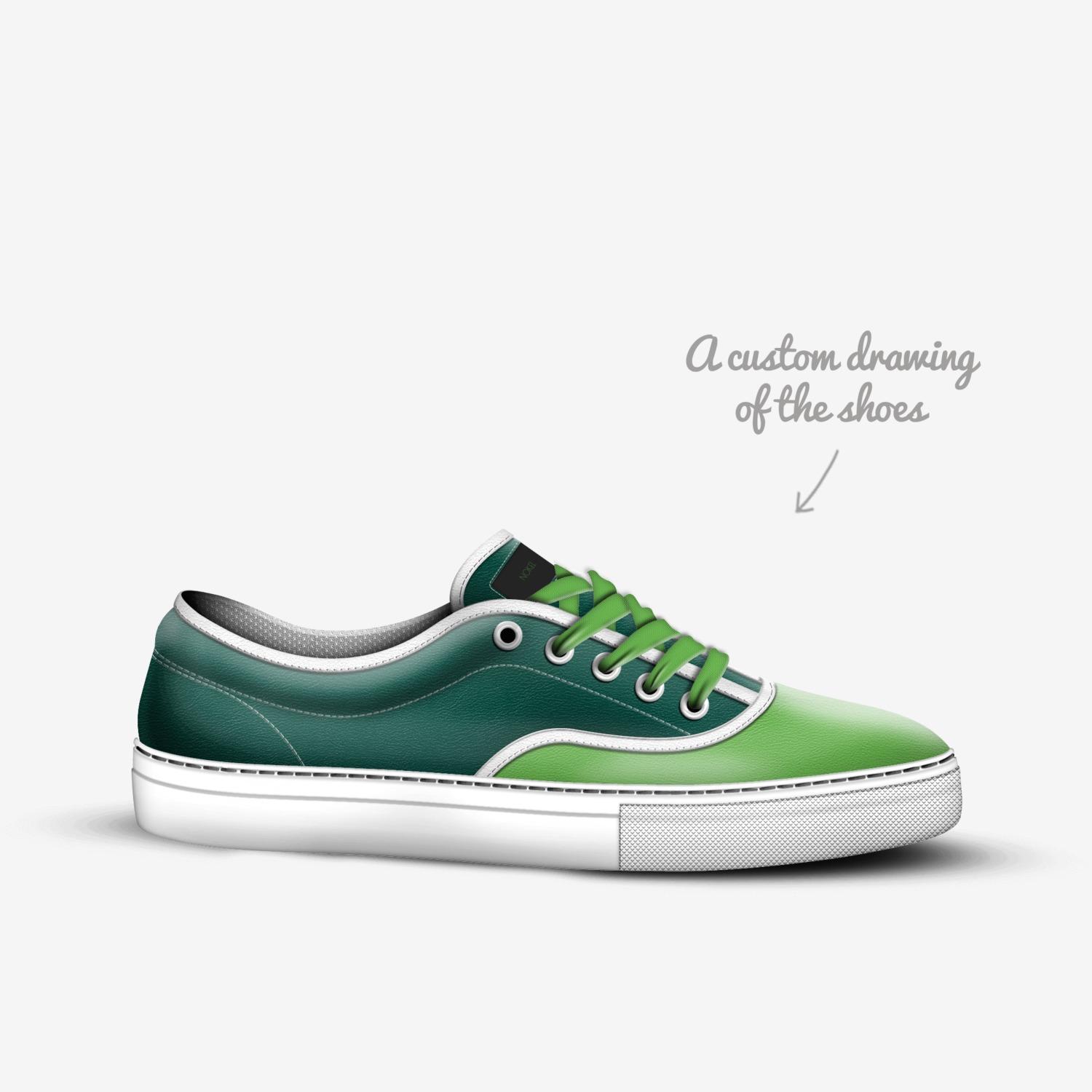Nokel custom made in Italy shoes by Dan Kurečaj | Sketch view