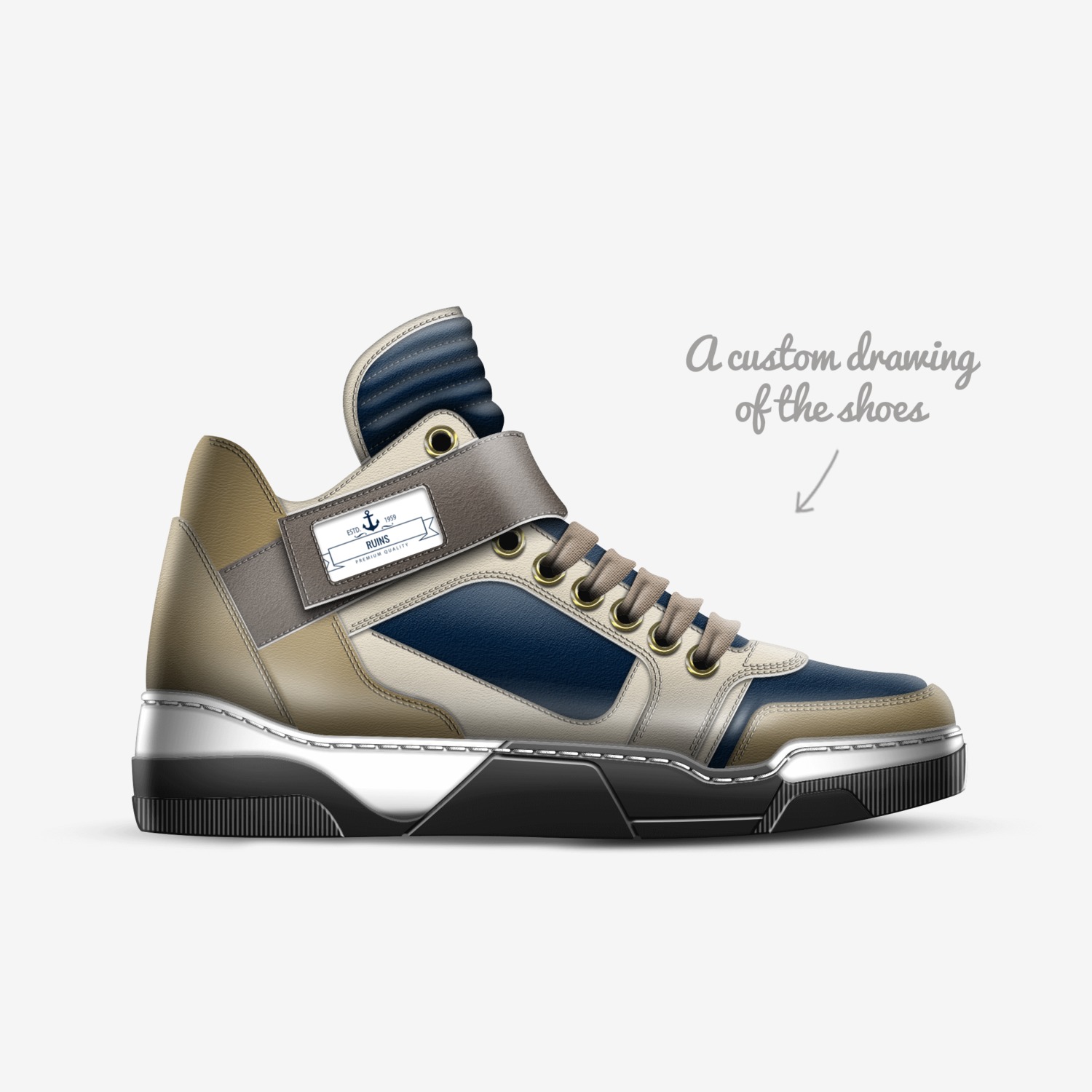 Ruins | A Custom Shoe concept by Ty Bastin