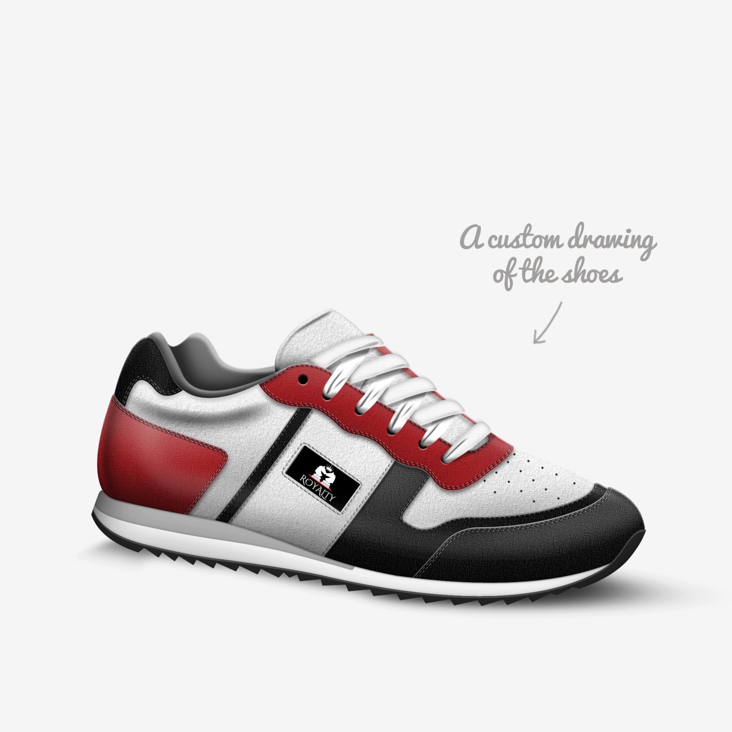 Krown custom made in Italy shoes by Facts Only | Sketch view