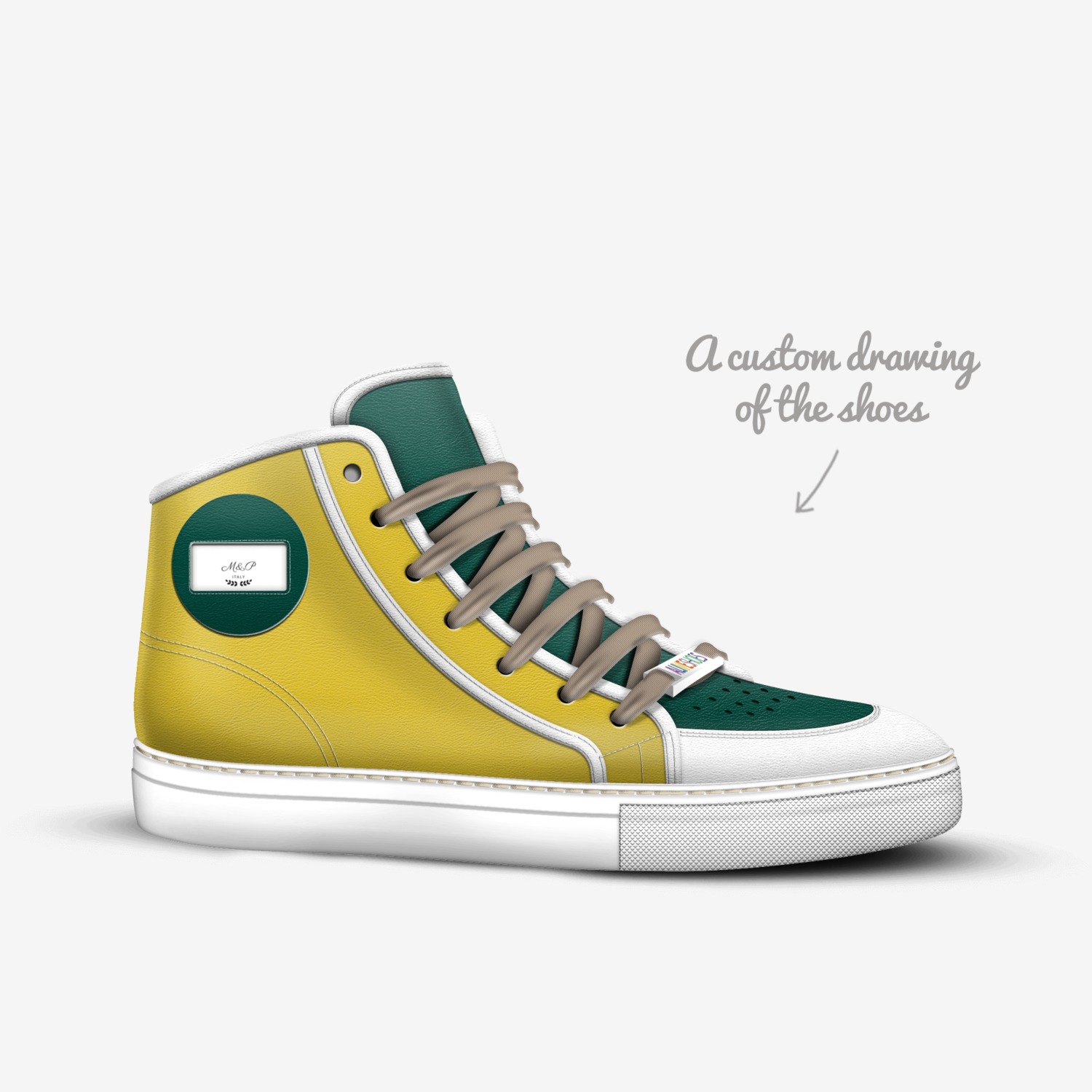M&P custom made in Italy shoes by Mike Reed | Sketch view