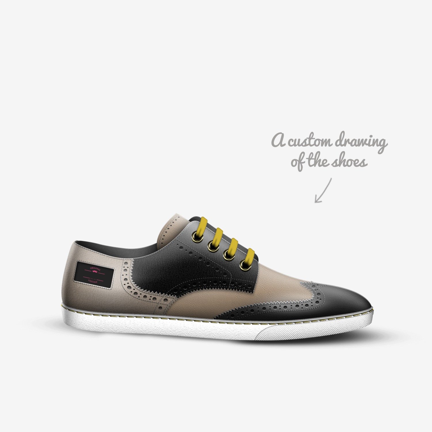 KILLJOY: Origin custom made in Italy shoes by Reed Noblin | Sketch view