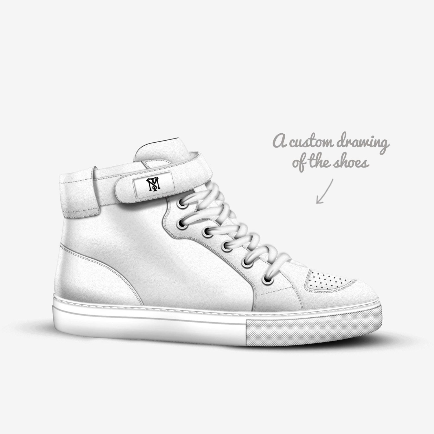 CROWNS By Royalty custom made in Italy shoes by Stephen Allen | Sketch view