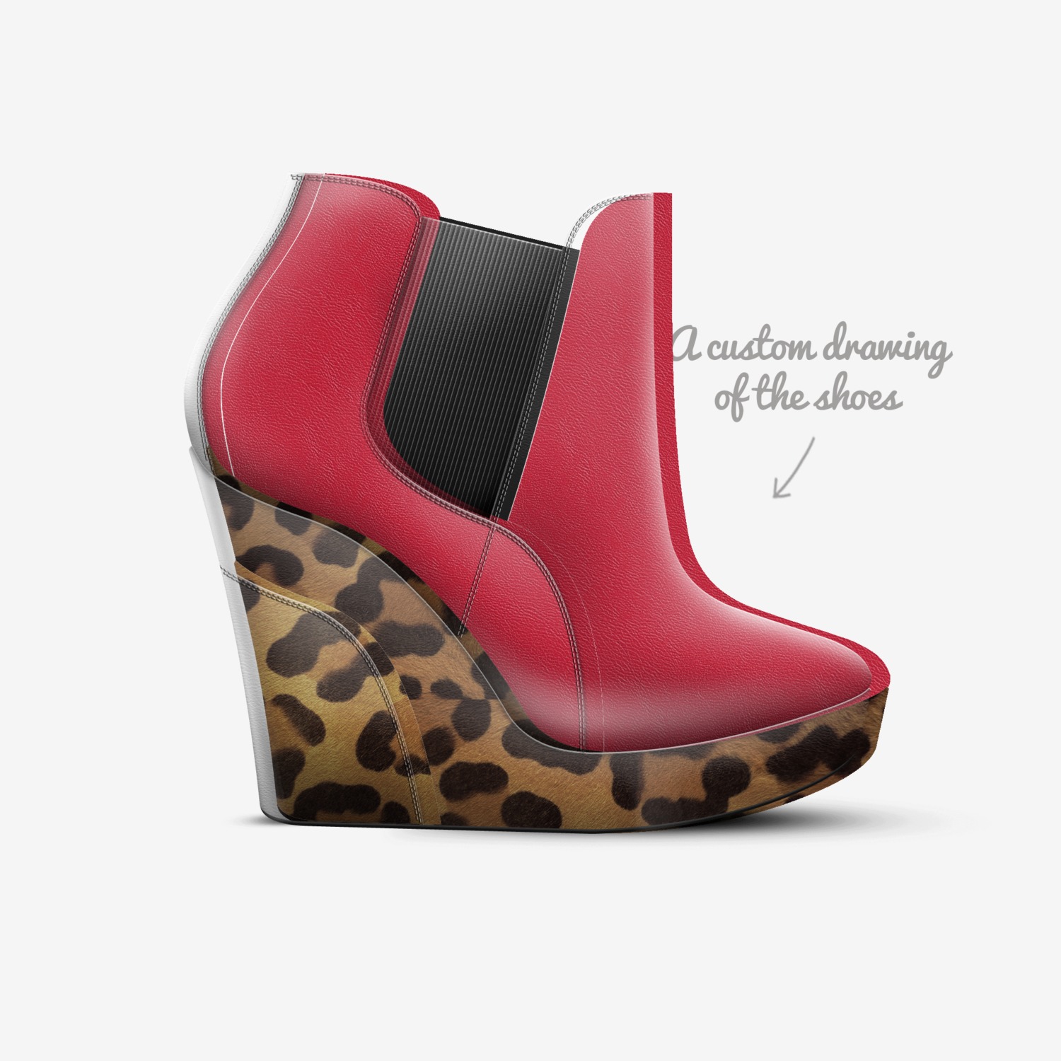 Katz custom made in Italy shoes by Kabeer Hussain | Sketch view