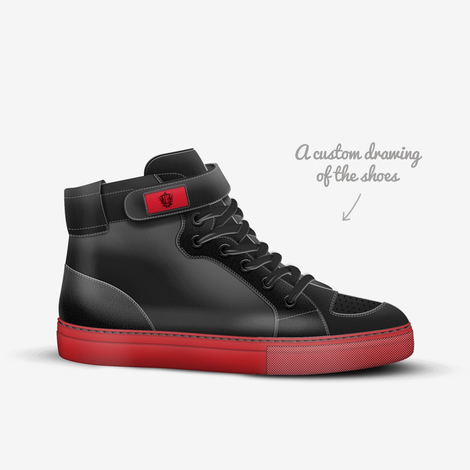 CROWNS By Royalty custom made in Italy shoes by Stephen Allen | Sketch view