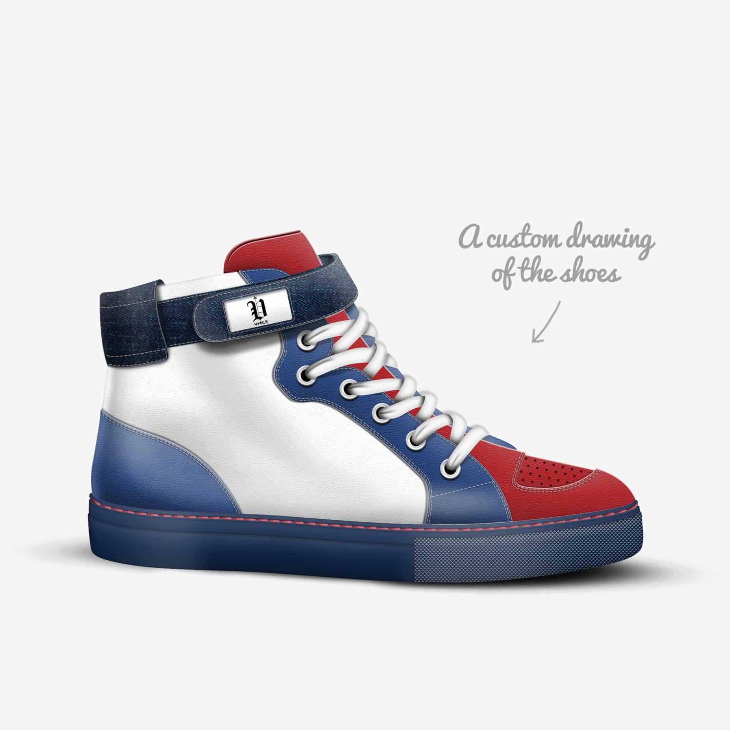 vics bk 2 custom made in Italy shoes by Brayden Murphy | Sketch view