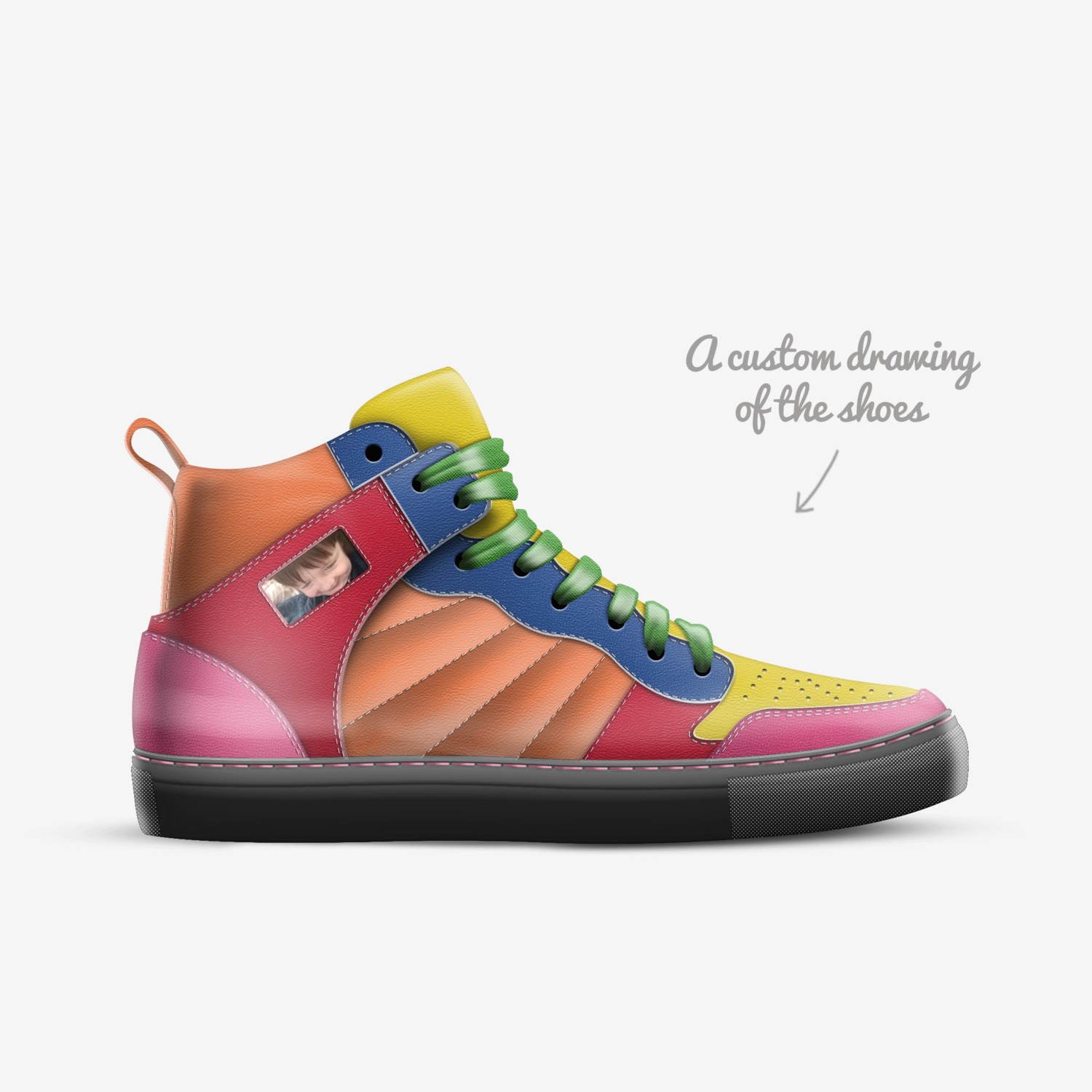 Craigon's custom made in Italy shoes by Bailey Owens | Sketch view