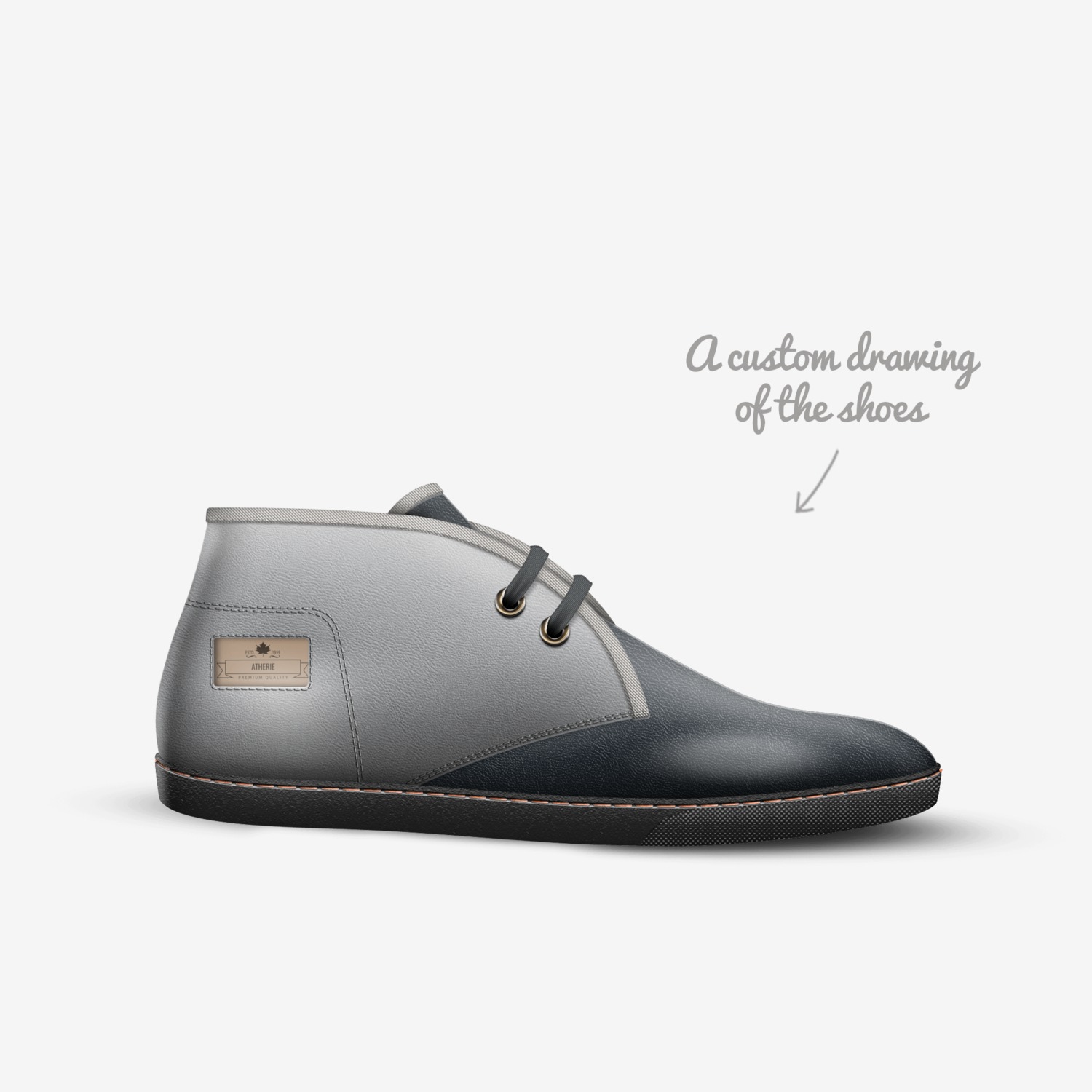 Meta3 custom made in Italy shoes by Meta | Sketch view