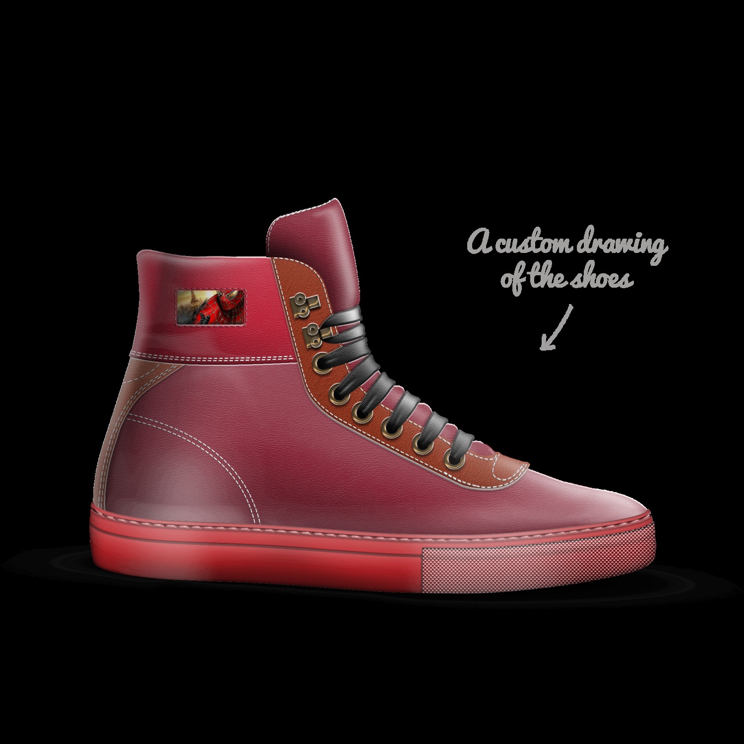 The webs A Custom Shoe concept by Joshua Castillo