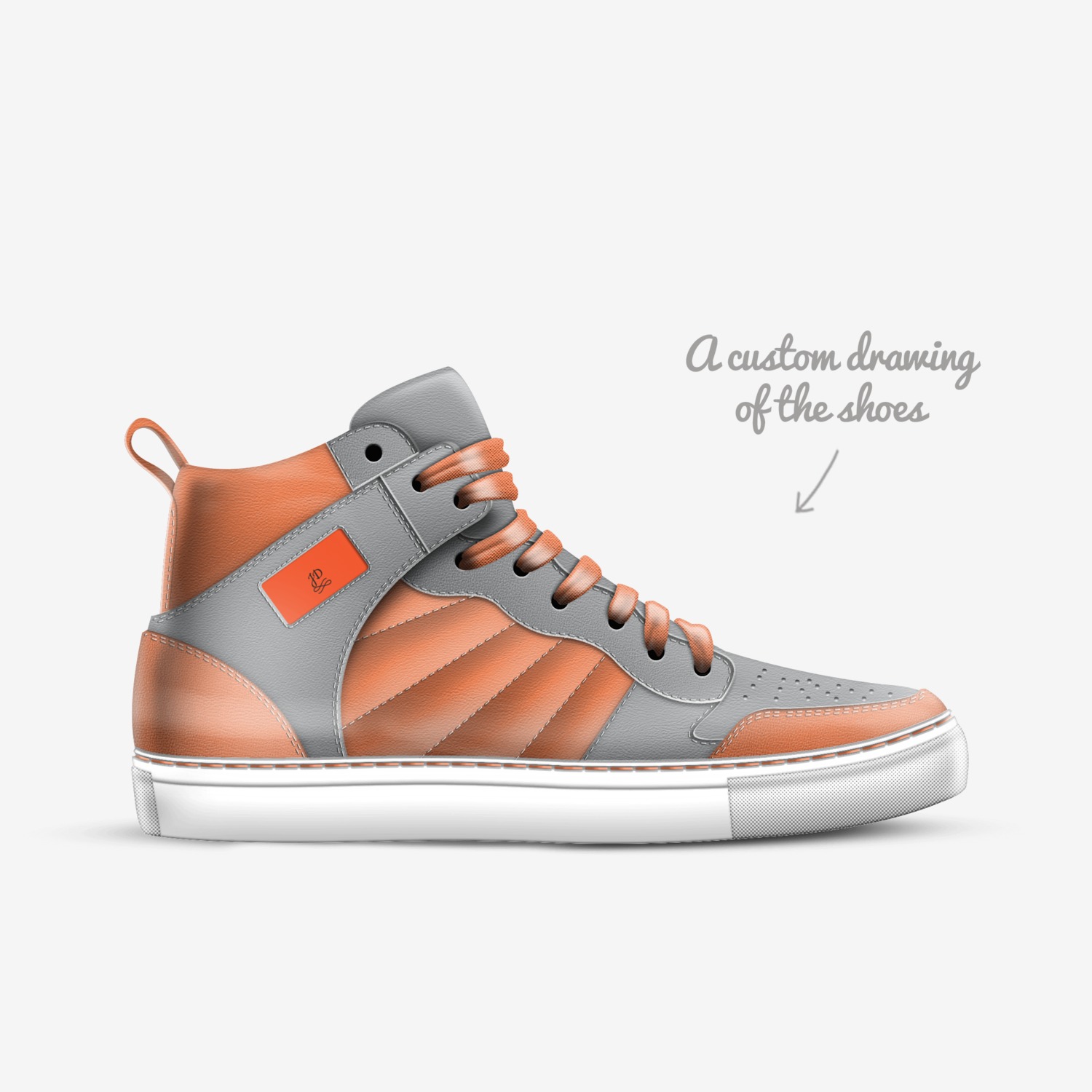 Jw custom made in Italy shoes by Jeroen Watson | Sketch view