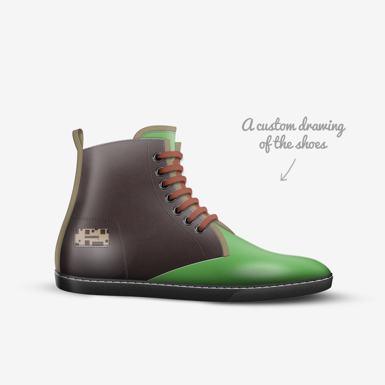 Foxy123 custom made in Italy shoes by Jailynv | Sketch view