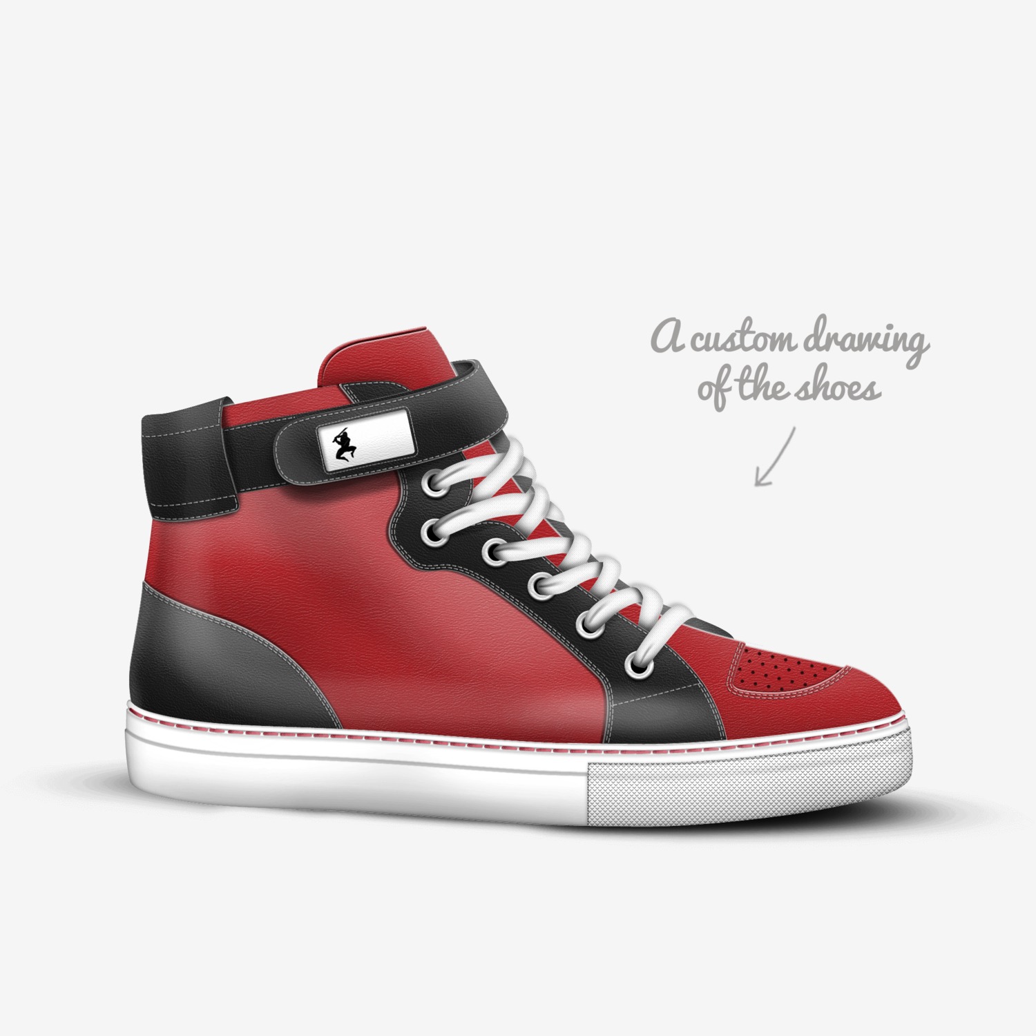 Samurai custom made in Italy shoes by Dixon Sampson | Sketch view