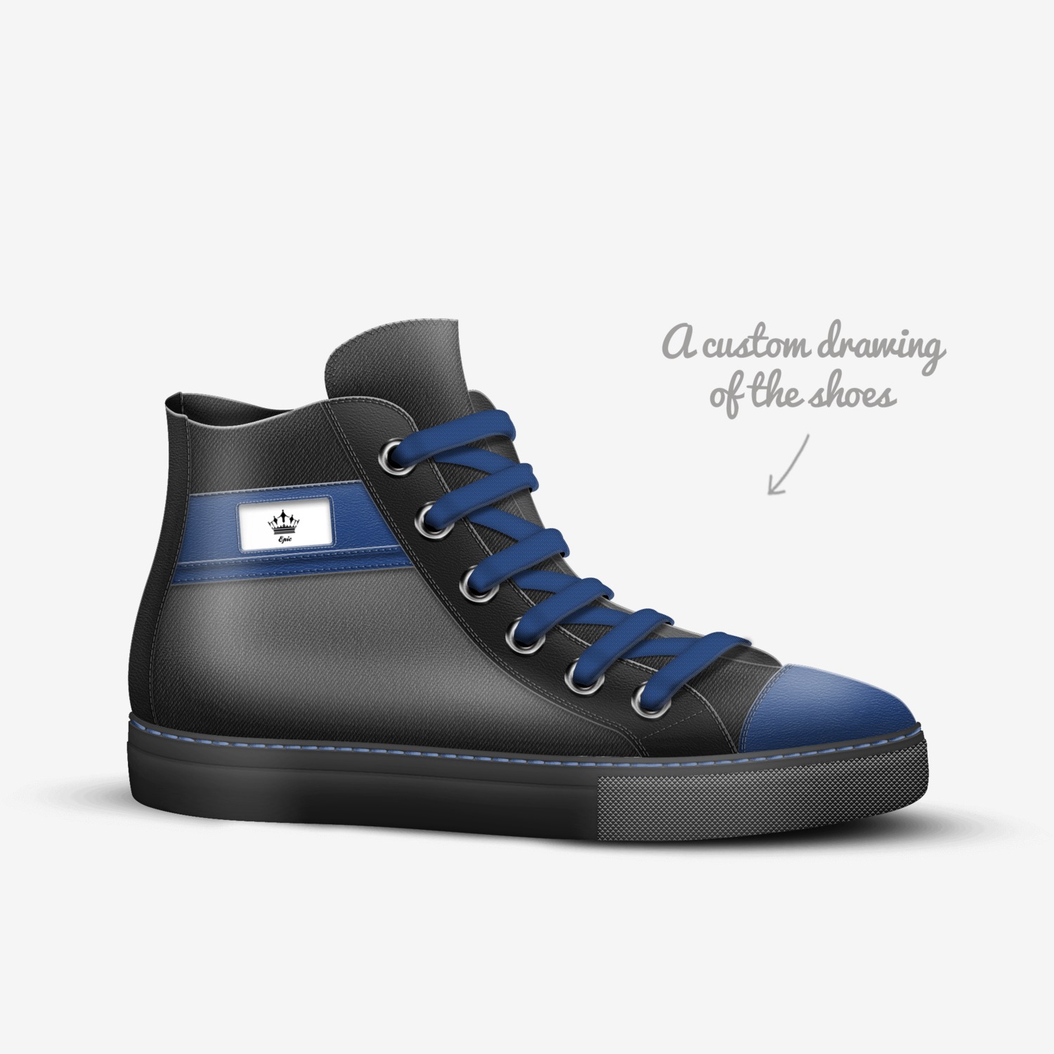 Epic custom made in Italy shoes by Ziko | Sketch view