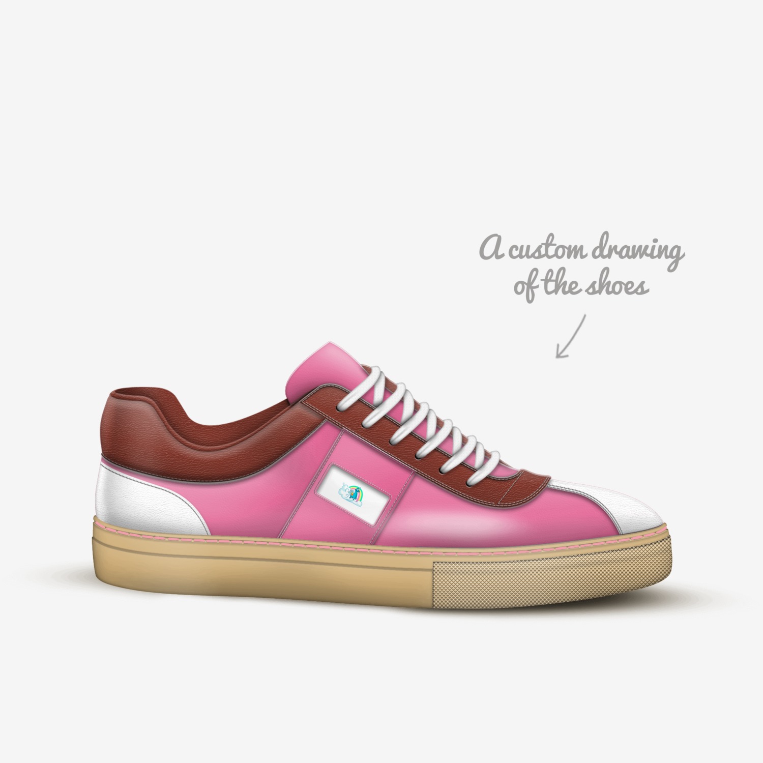 Fortnite  custom made in Italy shoes by Isaac C | Sketch view