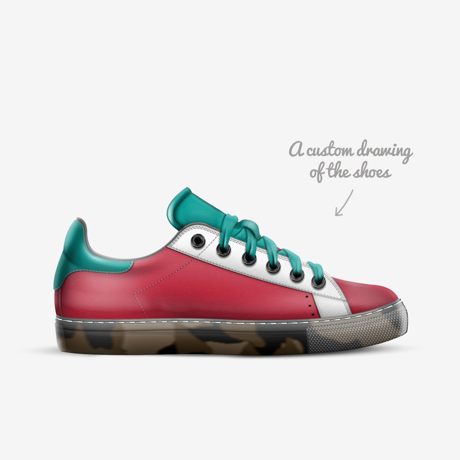 mari custom made in Italy shoes by Simone Pacchiele | Sketch view