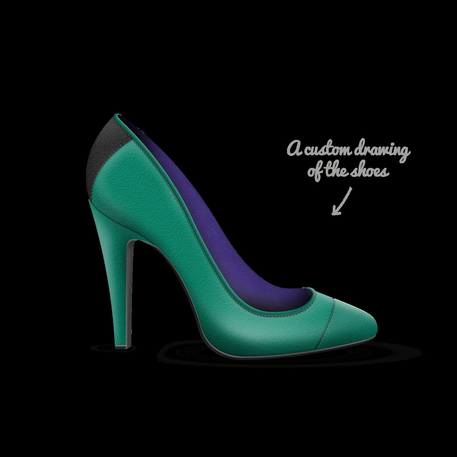 Power Pumps A Custom Shoe concept by Becka Lassen