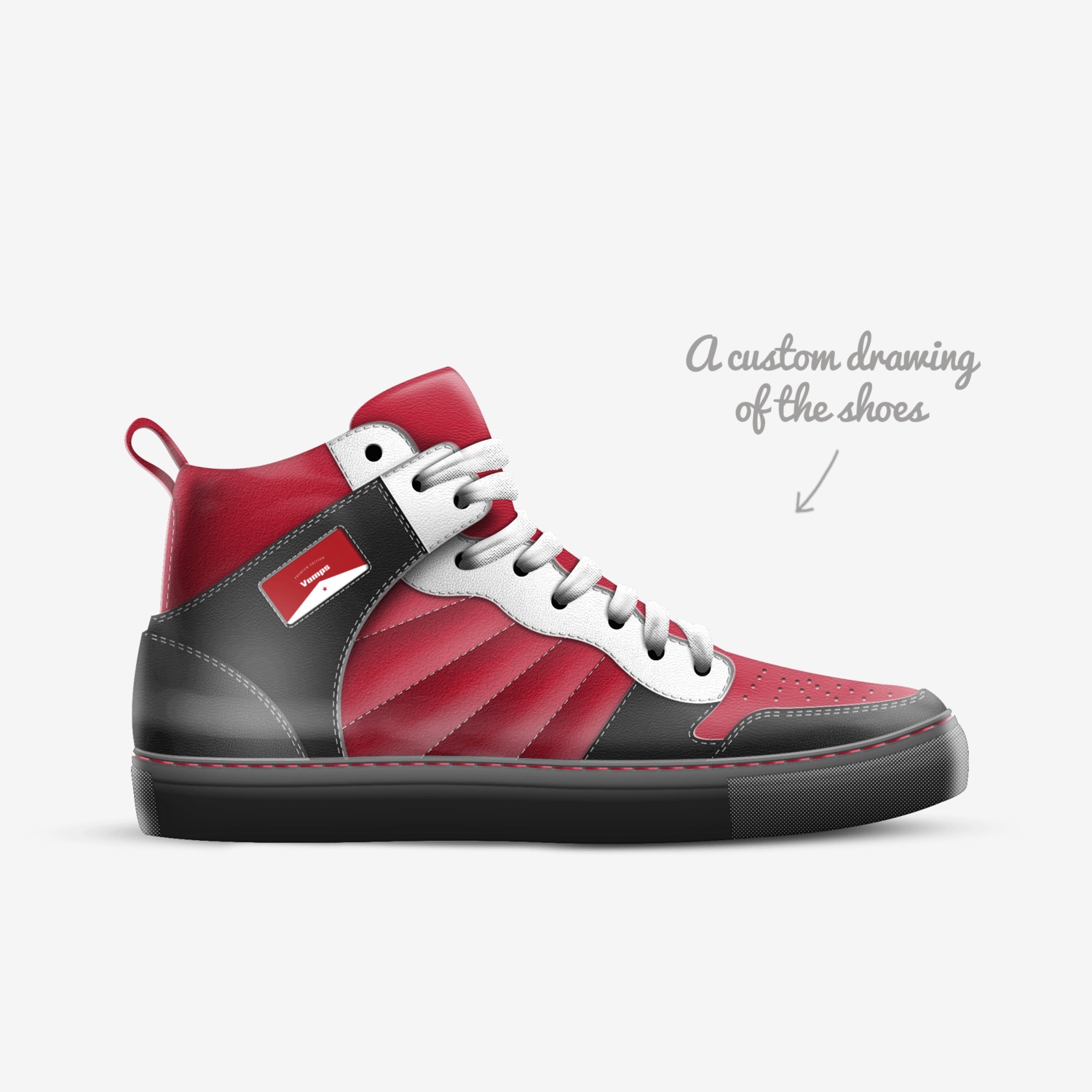 Skoe Gang custom made in Italy shoes by Thomas Granger | Sketch view