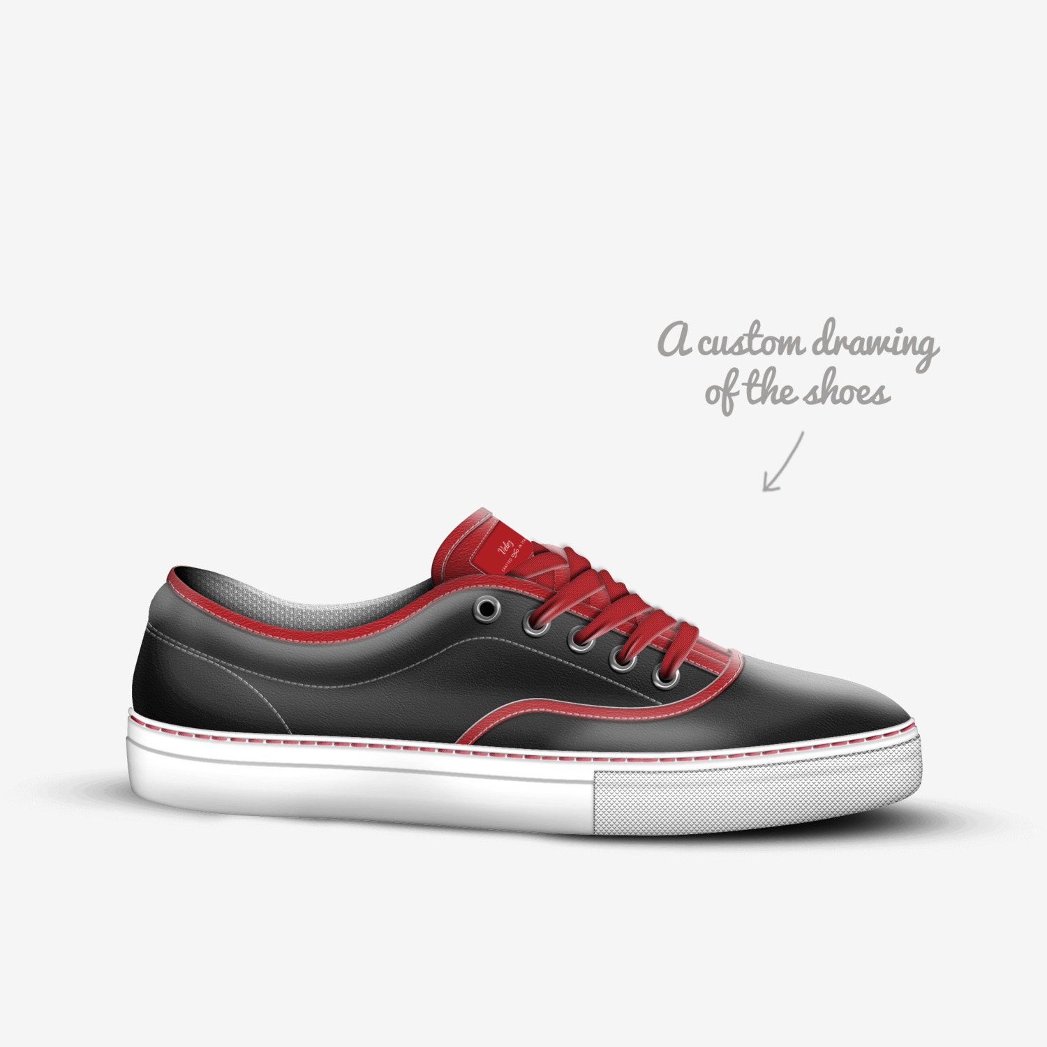 Velez custom made in Italy shoes by Luke Velez | Sketch view