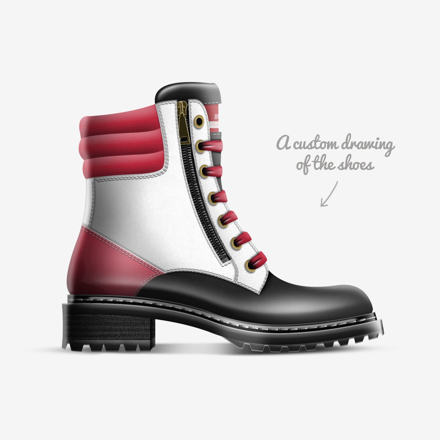 Whips custom made in Italy shoes by Lamar Copeland | Sketch view