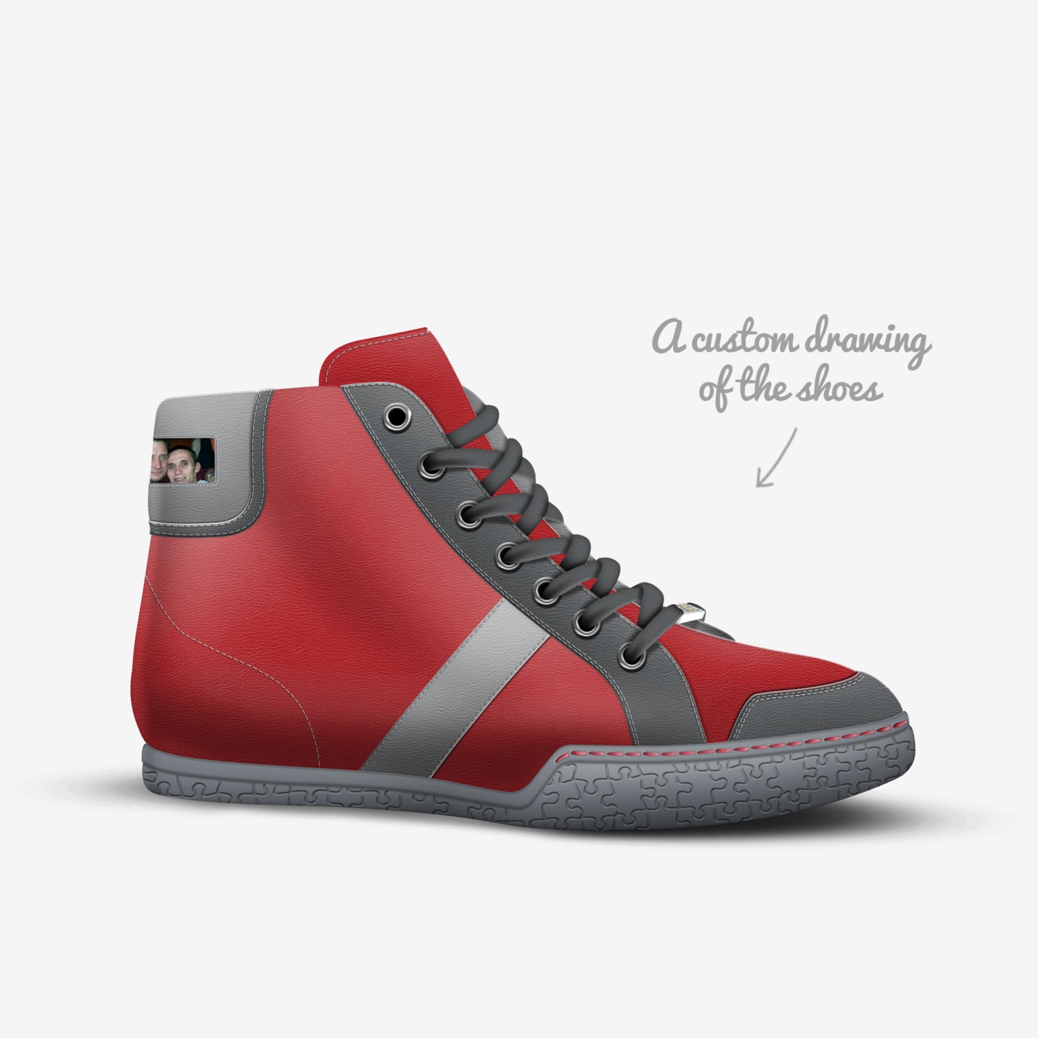 Flip&Rodney's custom made in Italy shoes by Thomas Childers | Sketch view
