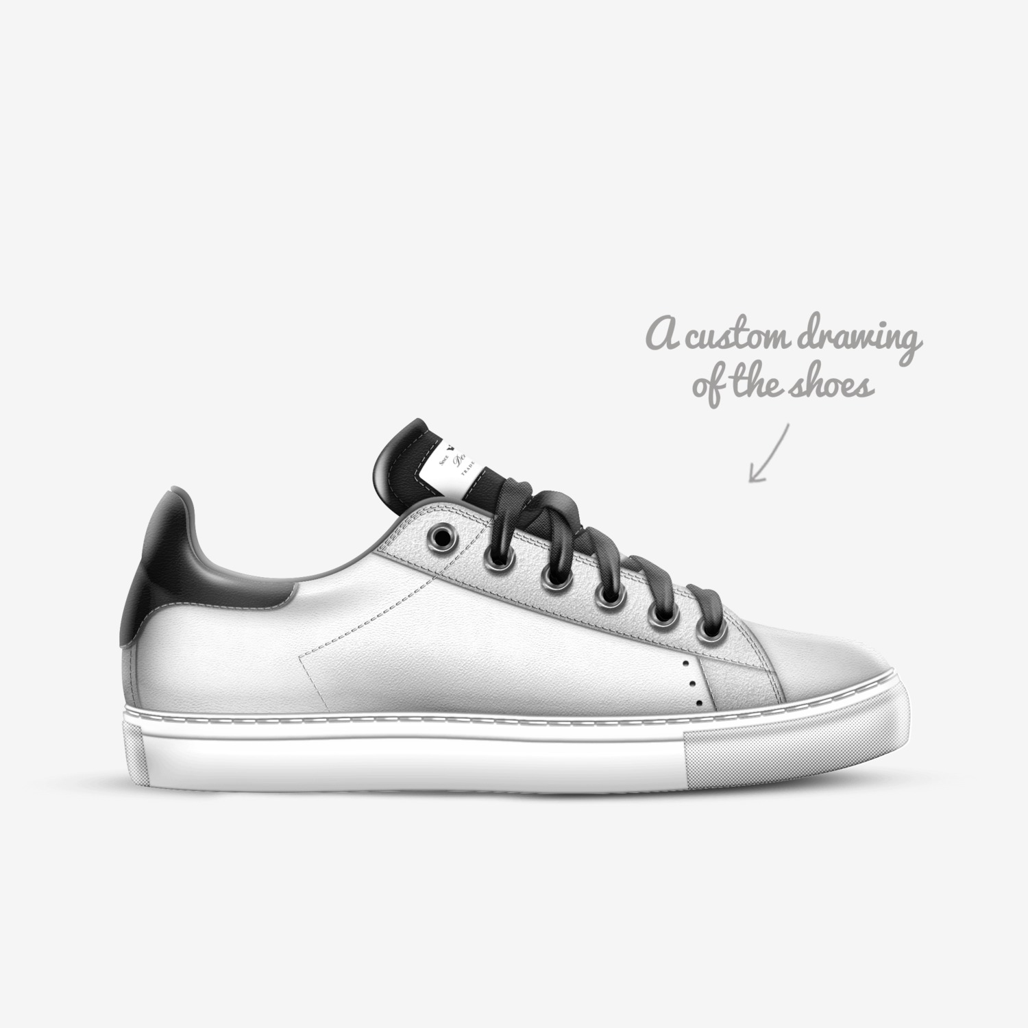Deven custom made in Italy shoes by Deven Juarez | Sketch view