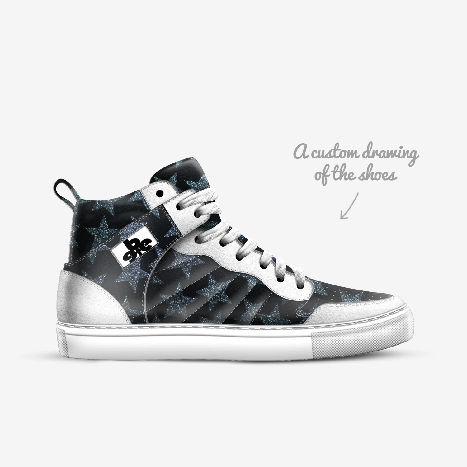Star SJ1 Salto custom made in Italy shoes by Being Great Every Day | Sketch view