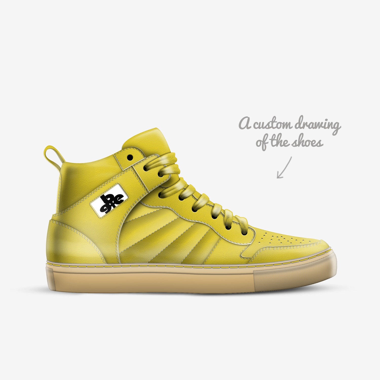 School 2 SJ1 custom made in Italy shoes by Being Great Every Day | Sketch view
